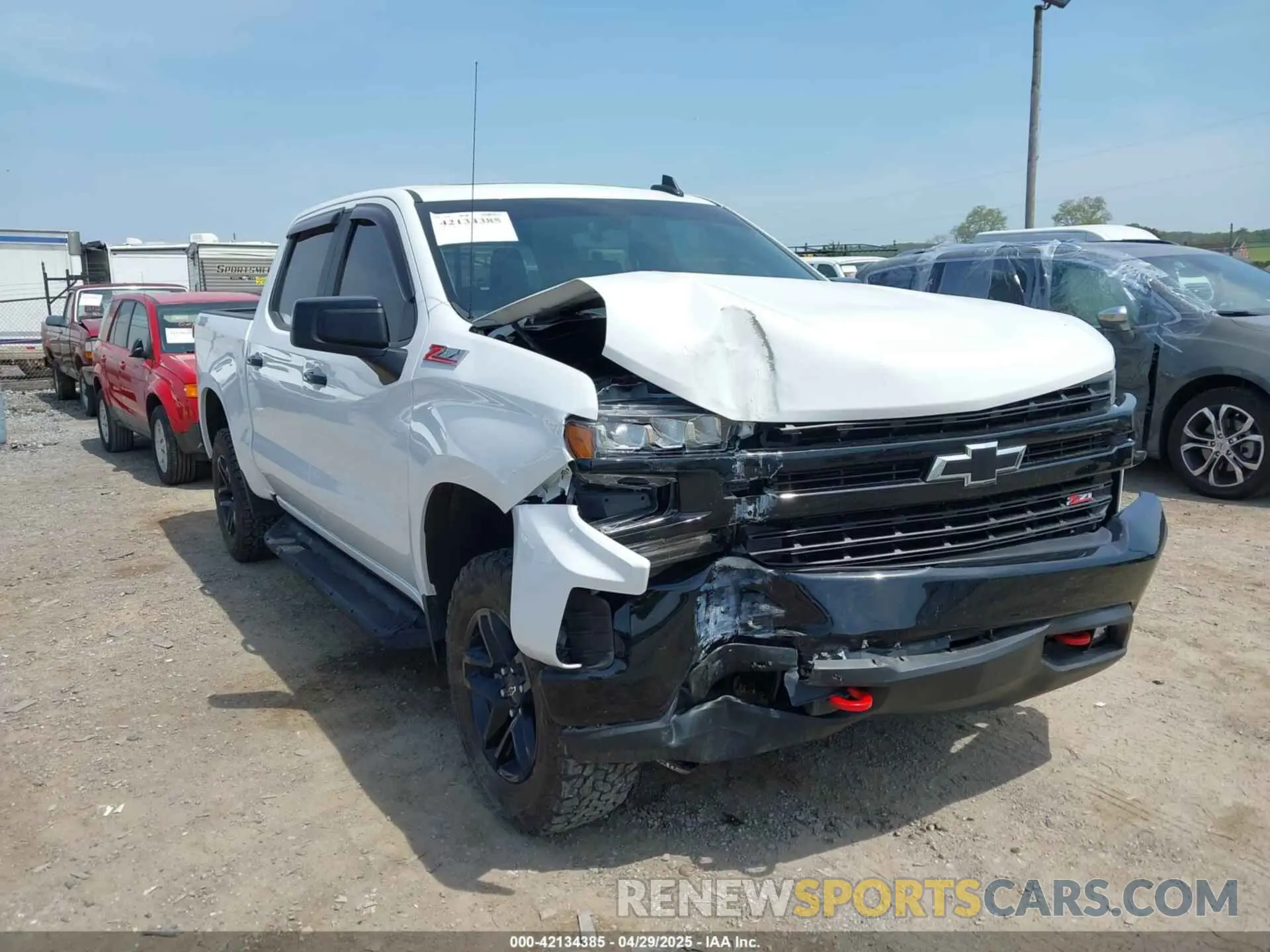 6 Photograph of a damaged car 3GCPYFED7LG413099 CHEVROLET SILVERADO 1500 2020