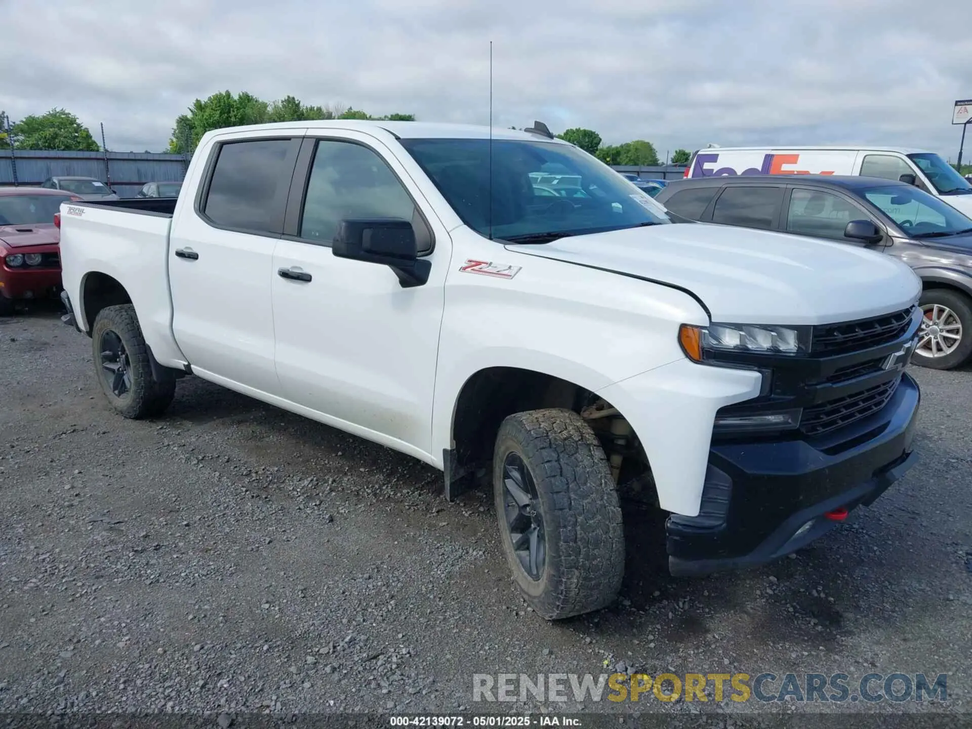 1 Photograph of a damaged car 3GCPYFED8LG192676 CHEVROLET SILVERADO 1500 2020