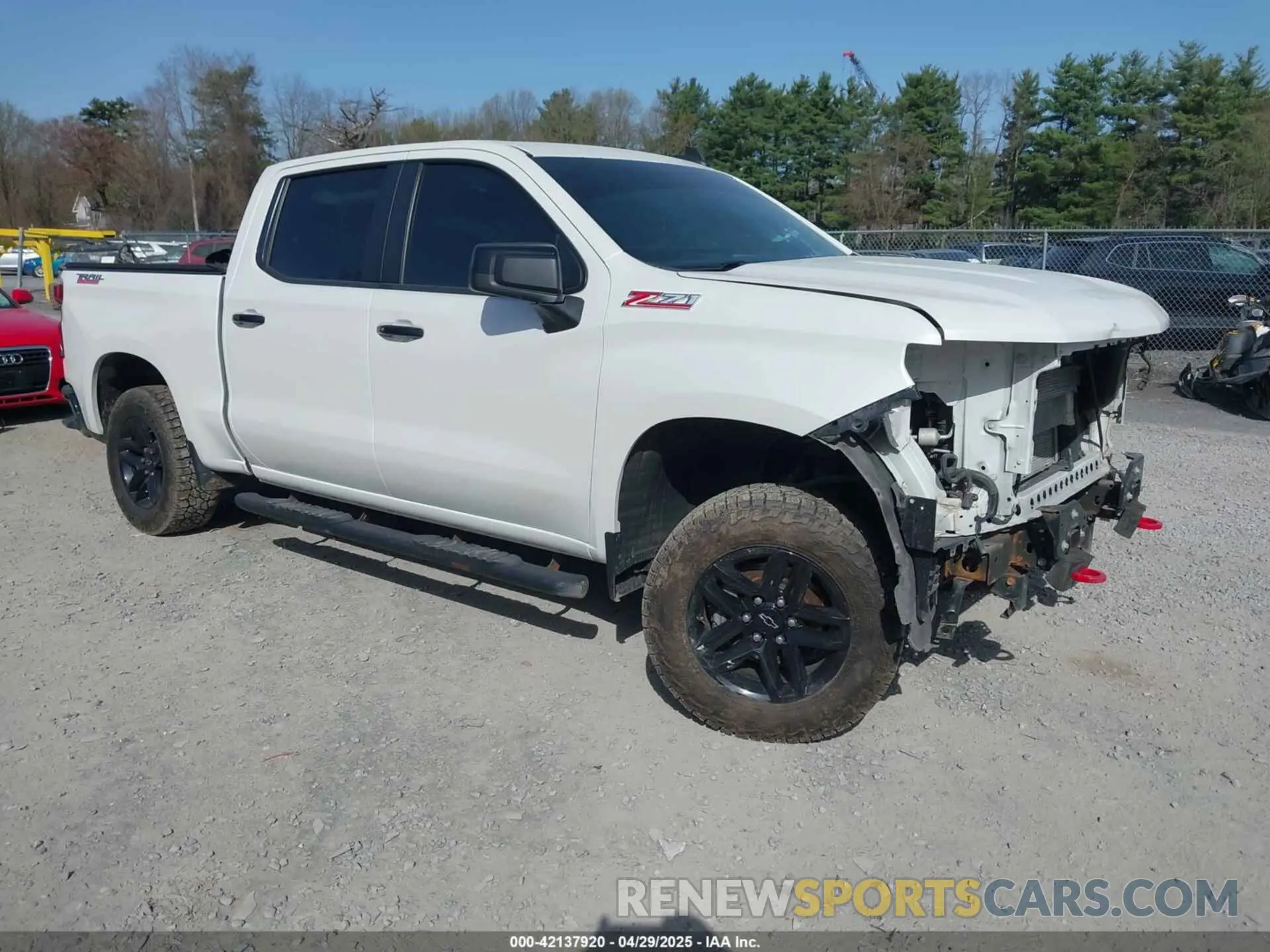 1 Photograph of a damaged car 3GCPYFED8LG200436 CHEVROLET SILVERADO 1500 2020