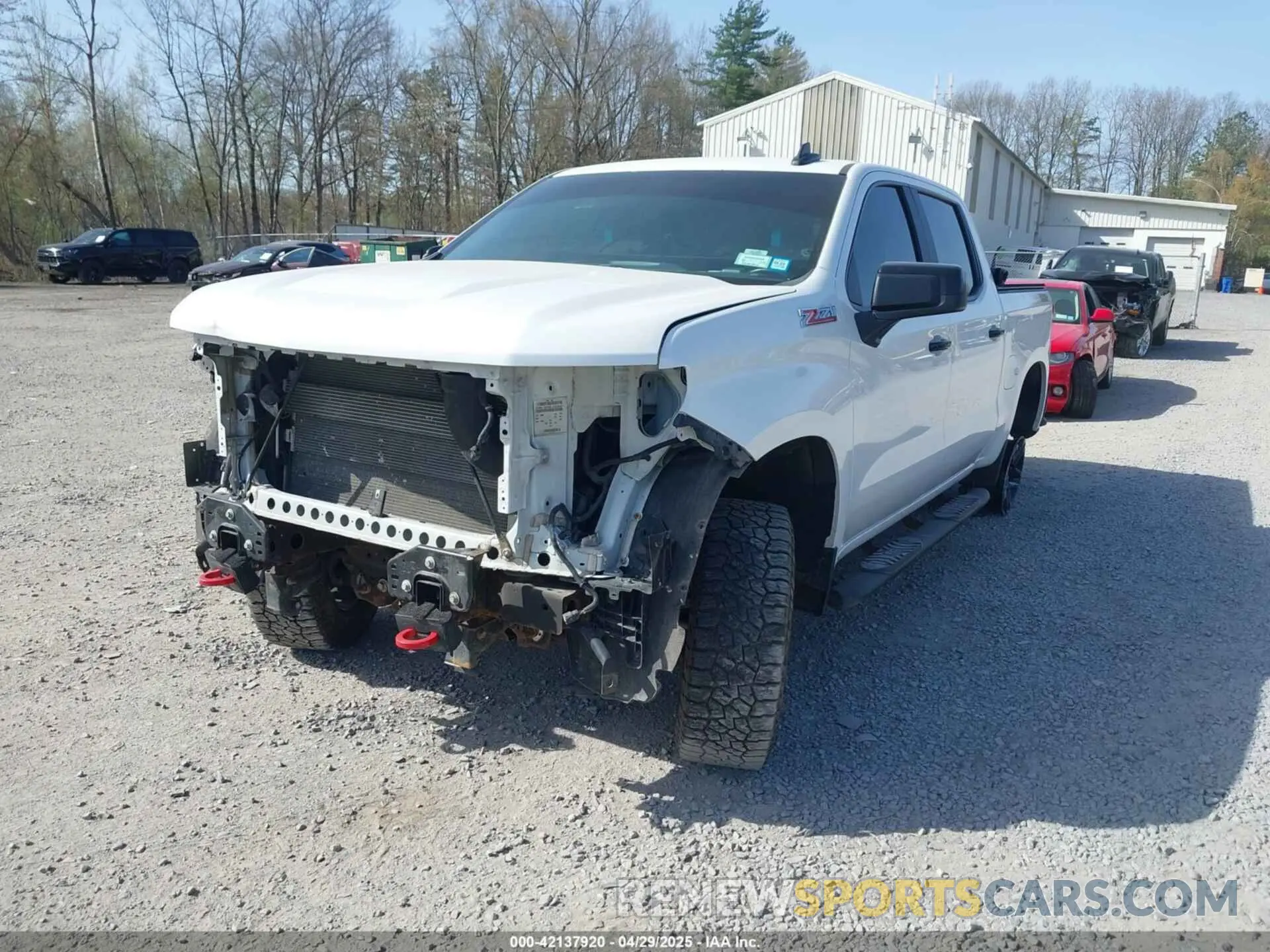 6 Photograph of a damaged car 3GCPYFED8LG200436 CHEVROLET SILVERADO 1500 2020