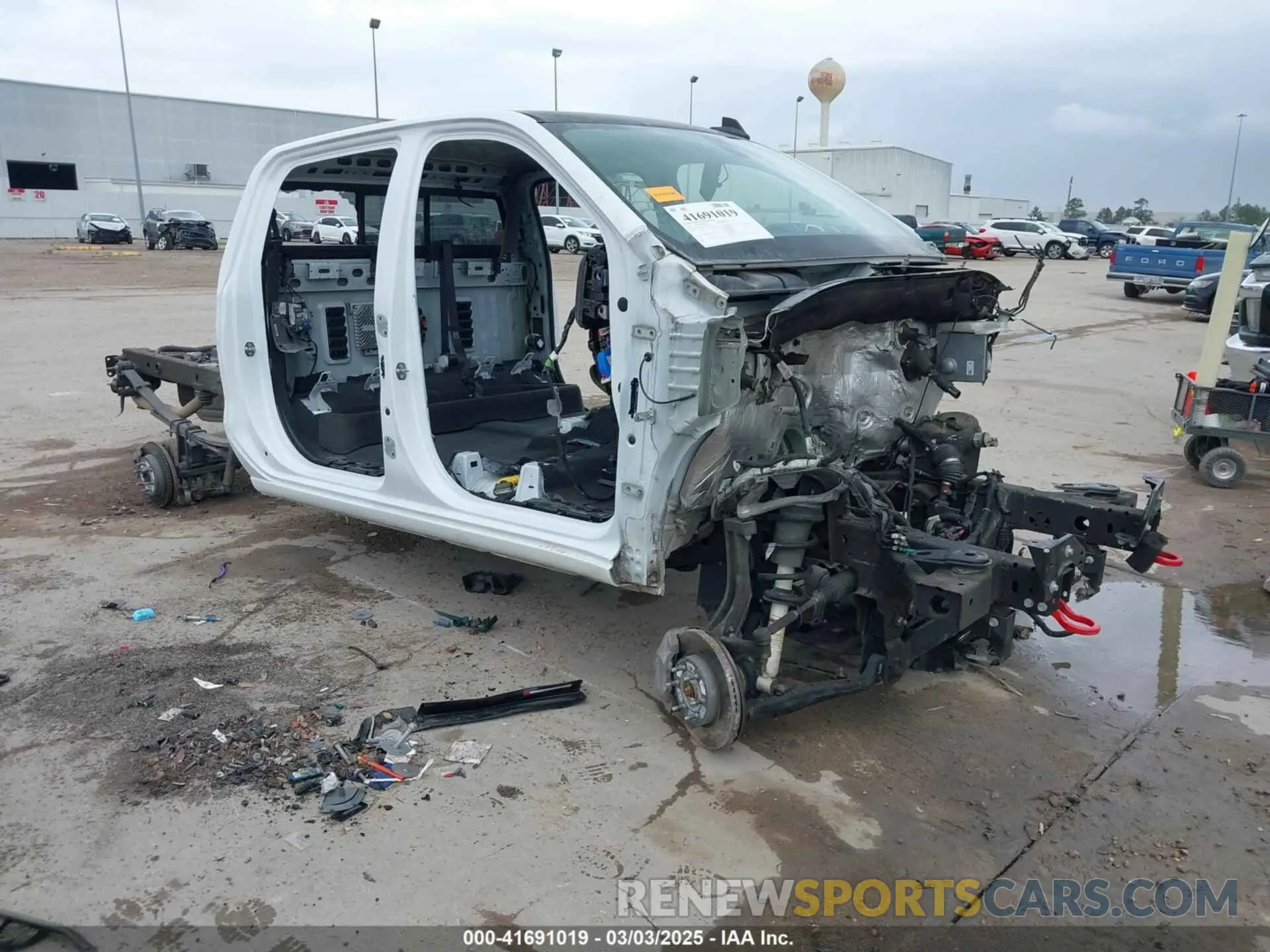 1 Photograph of a damaged car 3GCPYFEDXLG418538 CHEVROLET SILVERADO 1500 2020