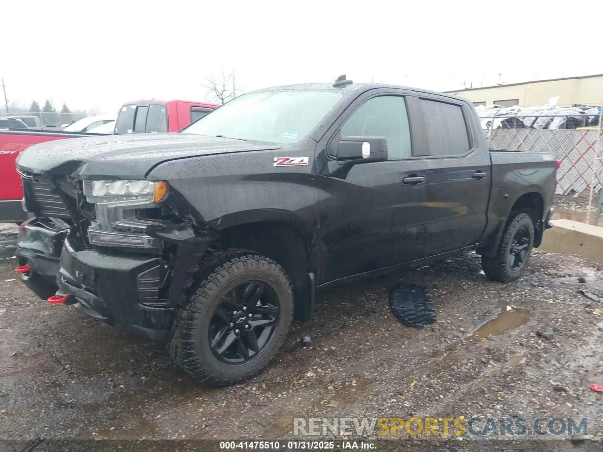 2 Photograph of a damaged car 3GCPYFEL2LG319140 CHEVROLET SILVERADO 1500 2020