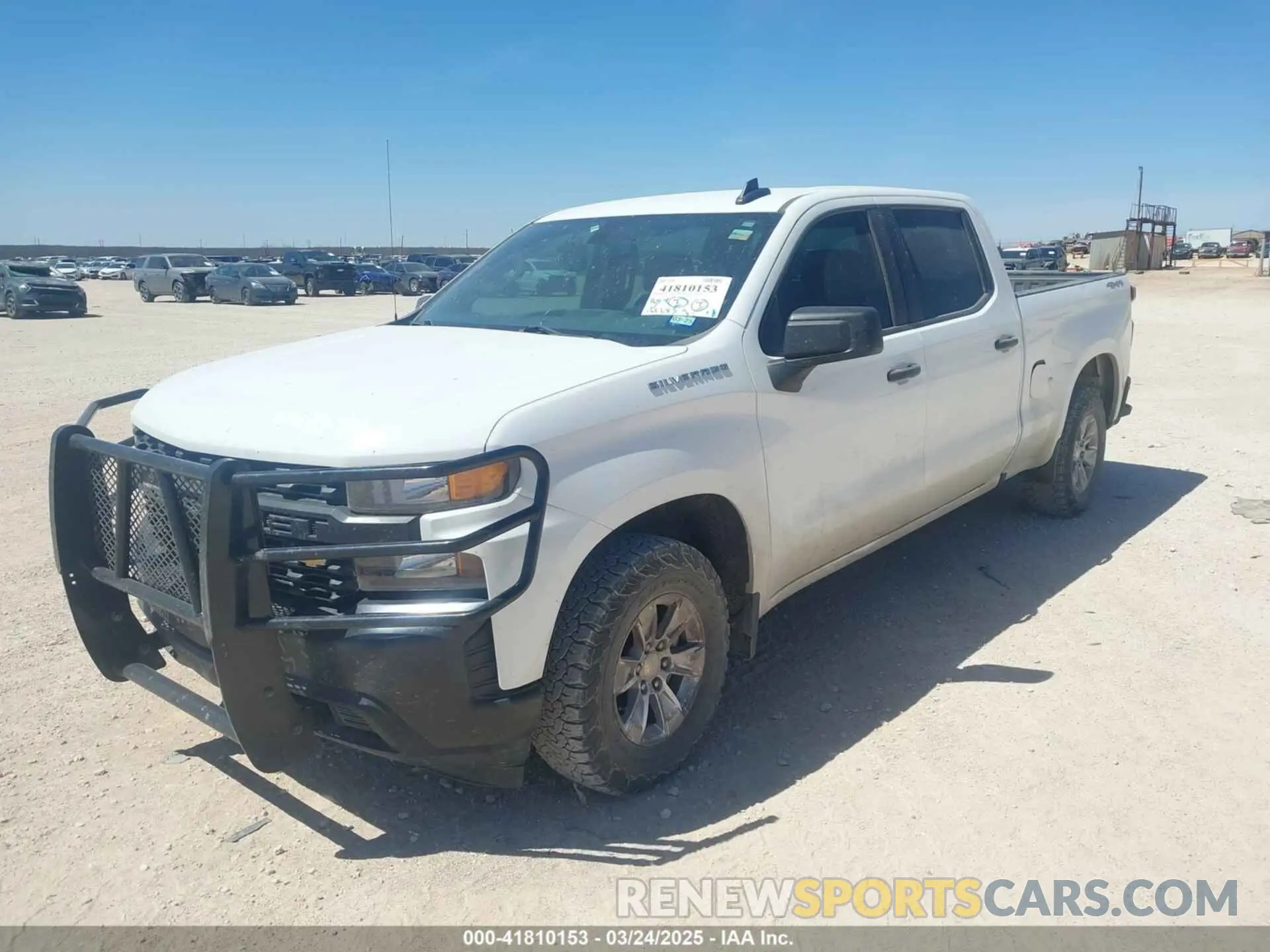 2 Photograph of a damaged car 3GCUYAEF4LG302078 CHEVROLET SILVERADO 1500 2020