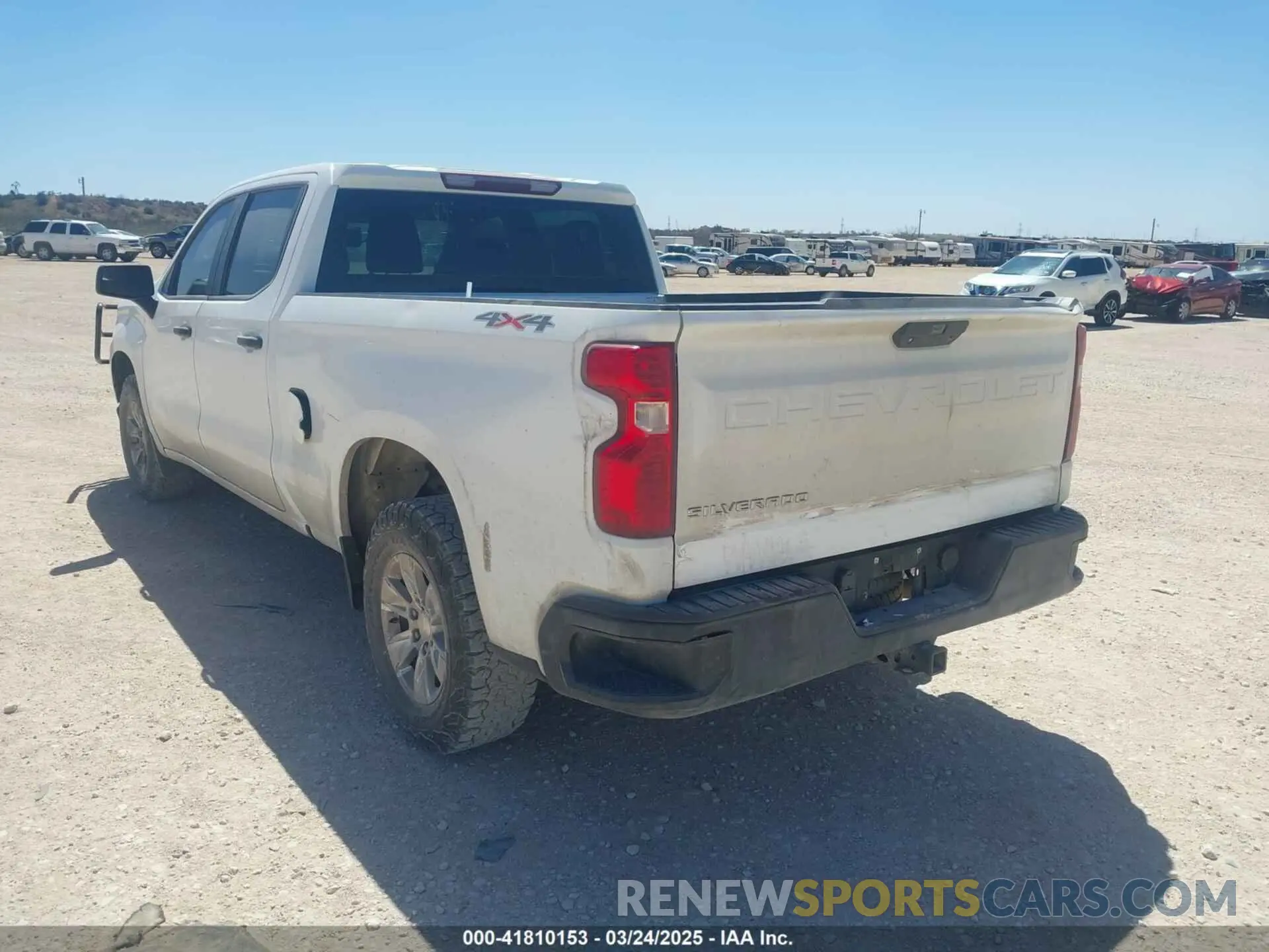 3 Photograph of a damaged car 3GCUYAEF4LG302078 CHEVROLET SILVERADO 1500 2020