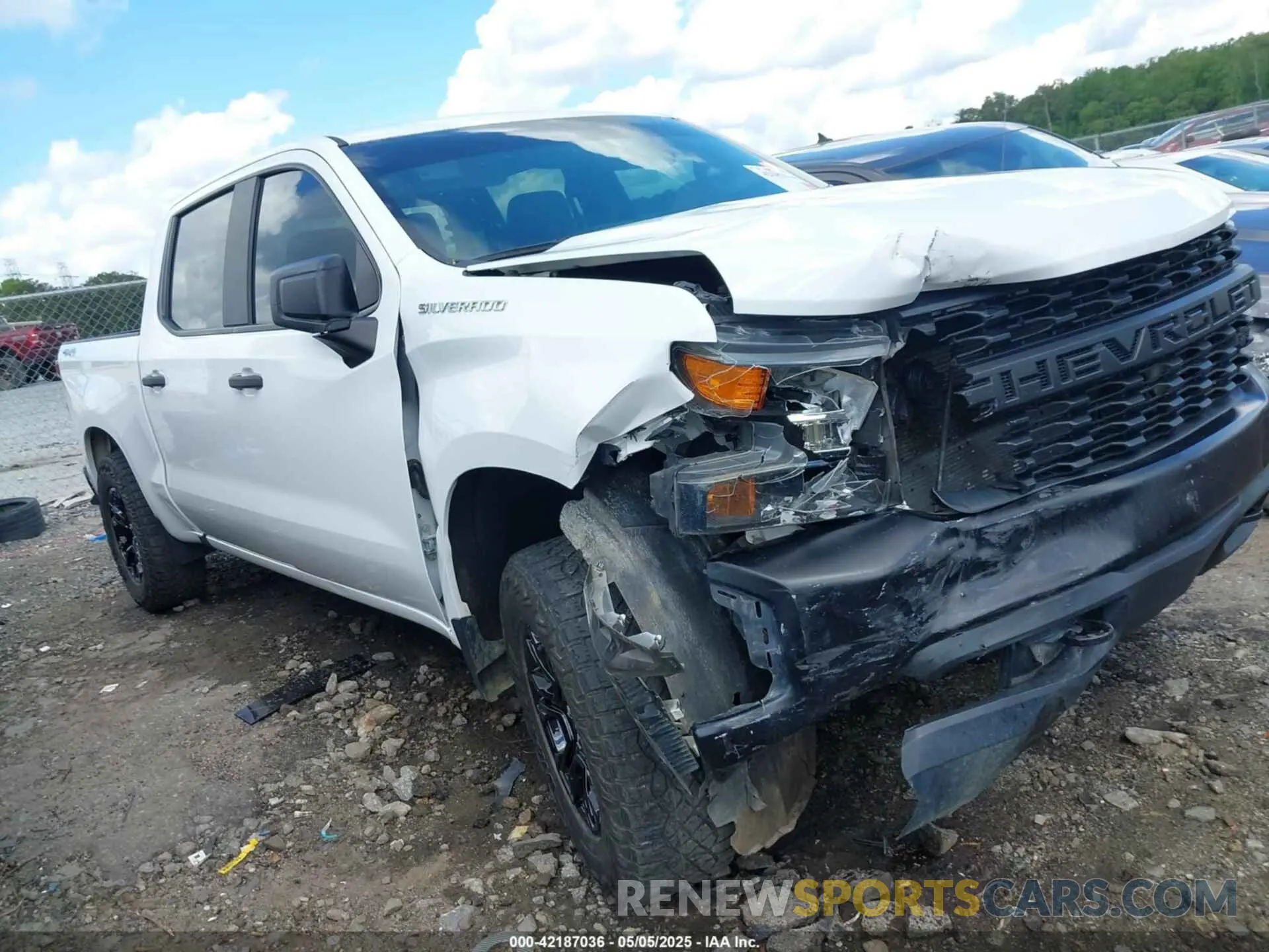 1 Photograph of a damaged car 3GCUYAEF5LG177298 CHEVROLET SILVERADO 1500 2020
