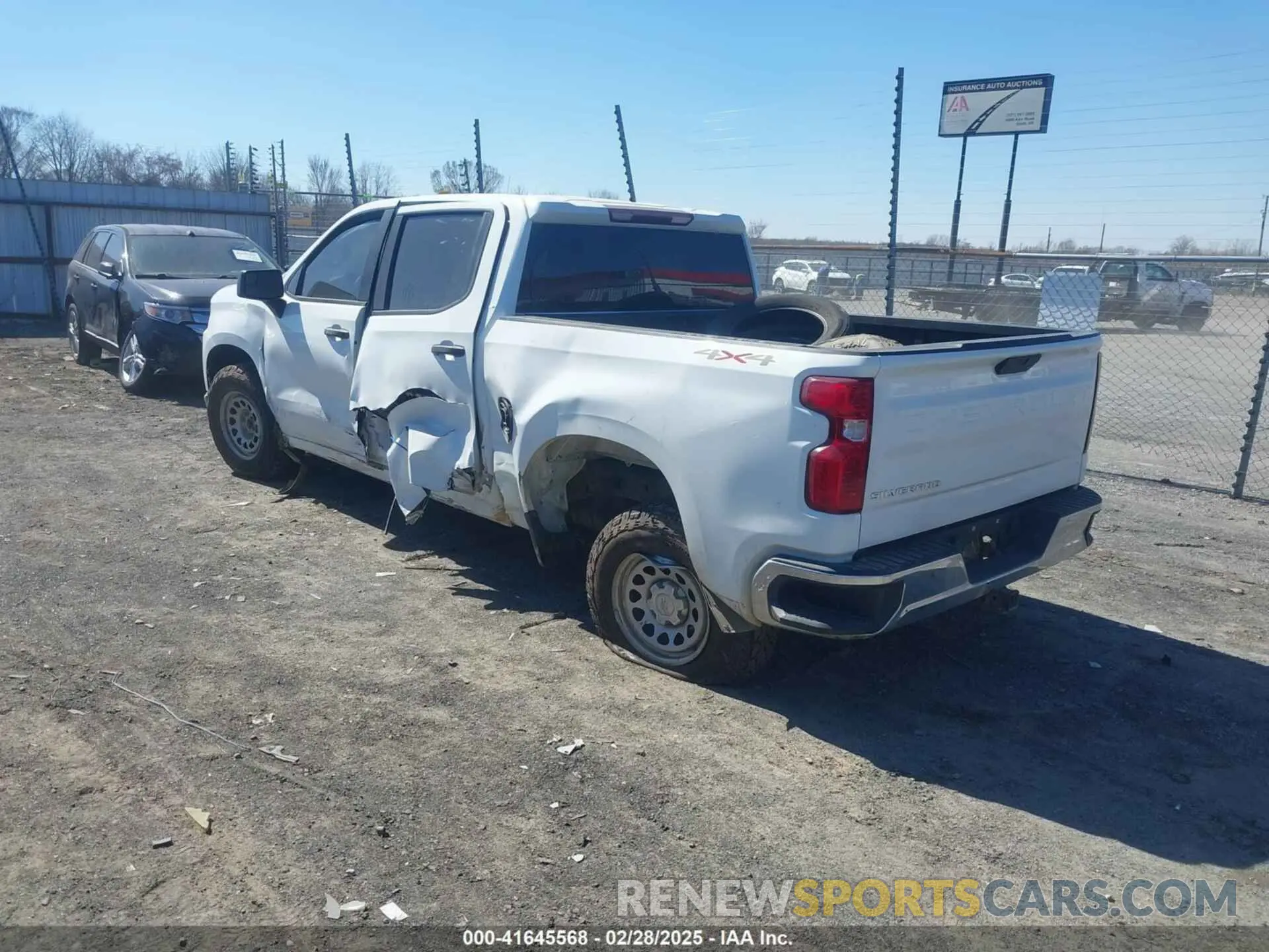 3 Photograph of a damaged car 3GCUYAEF7LG201472 CHEVROLET SILVERADO 1500 2020