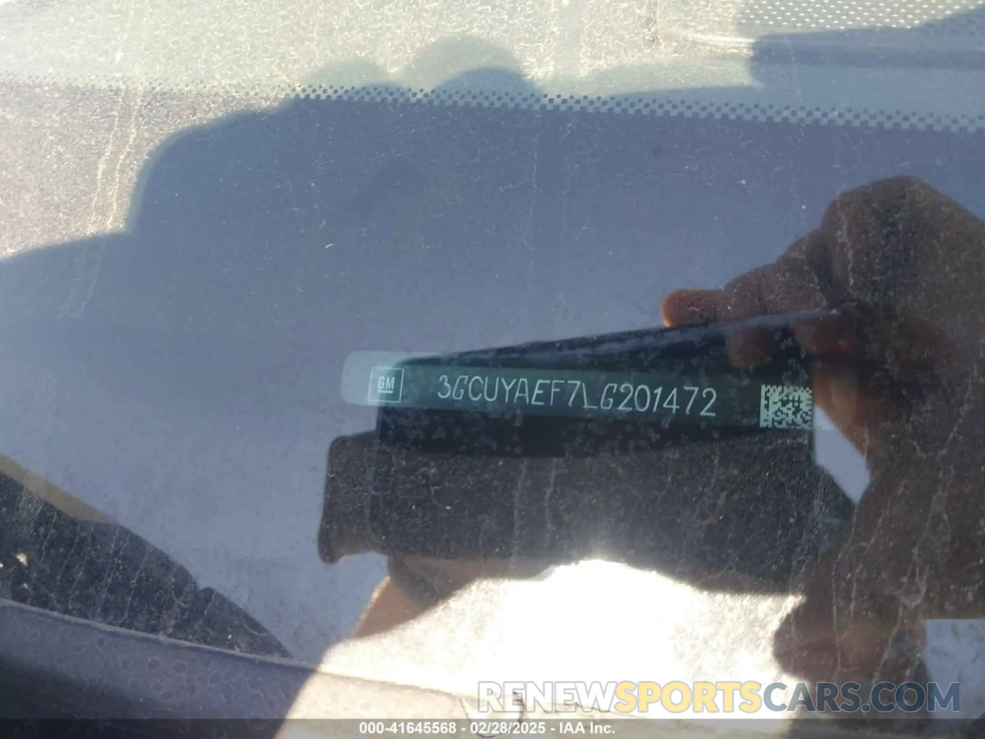 9 Photograph of a damaged car 3GCUYAEF7LG201472 CHEVROLET SILVERADO 1500 2020