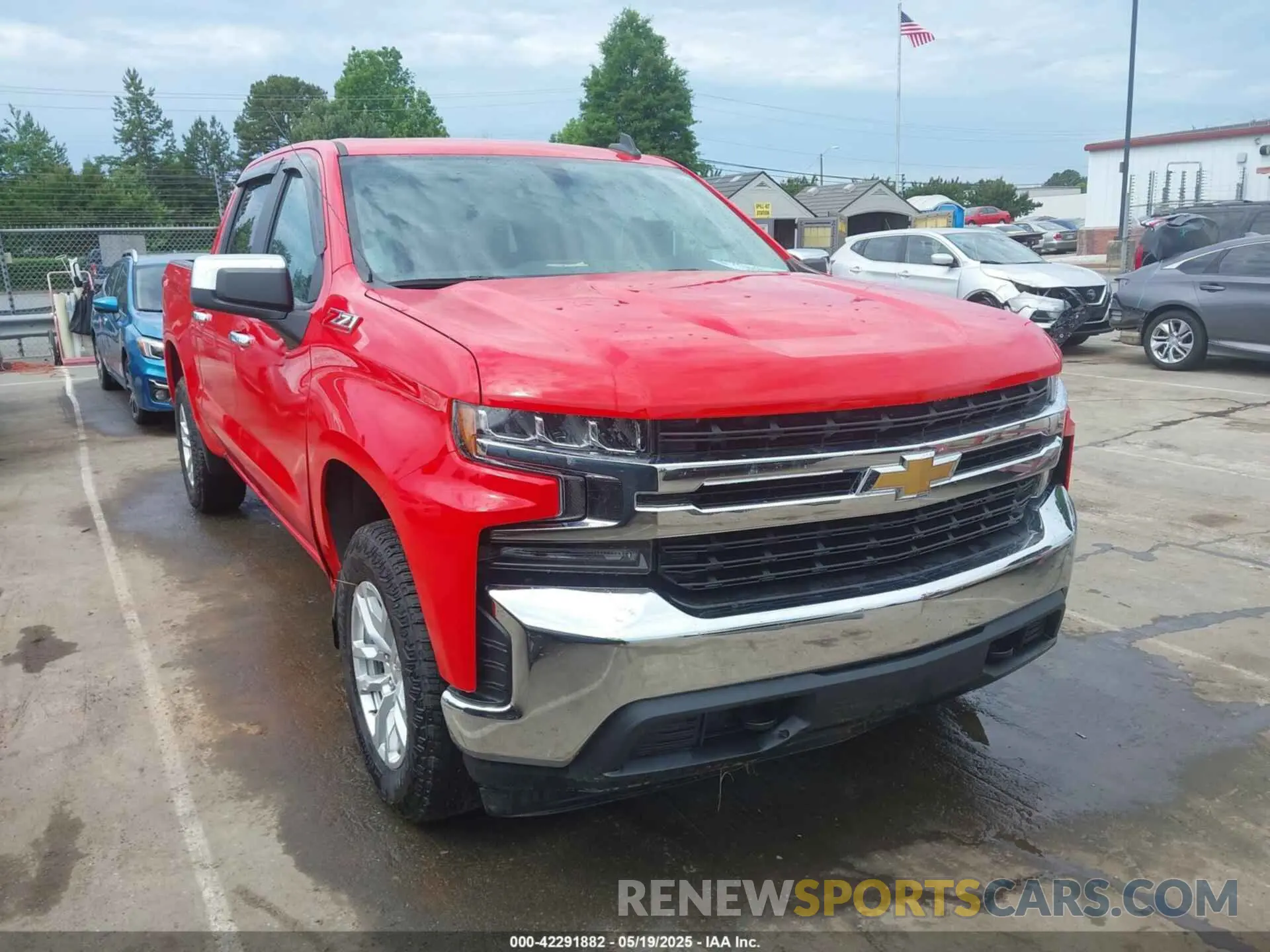 1 Photograph of a damaged car 3GCUYDED6LG418611 CHEVROLET SILVERADO 1500 2020
