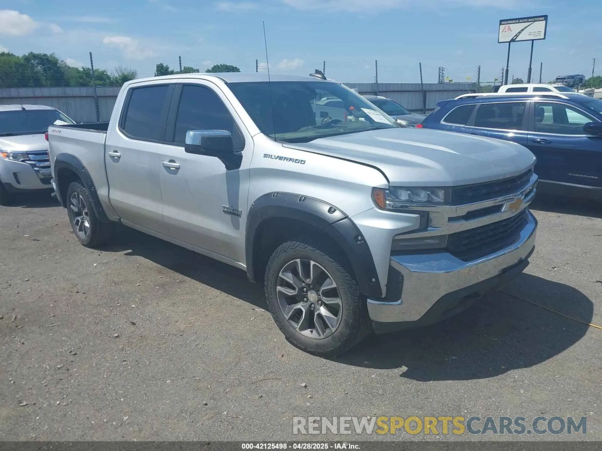 1 Photograph of a damaged car 3GCUYDED6LG421234 CHEVROLET SILVERADO 1500 2020