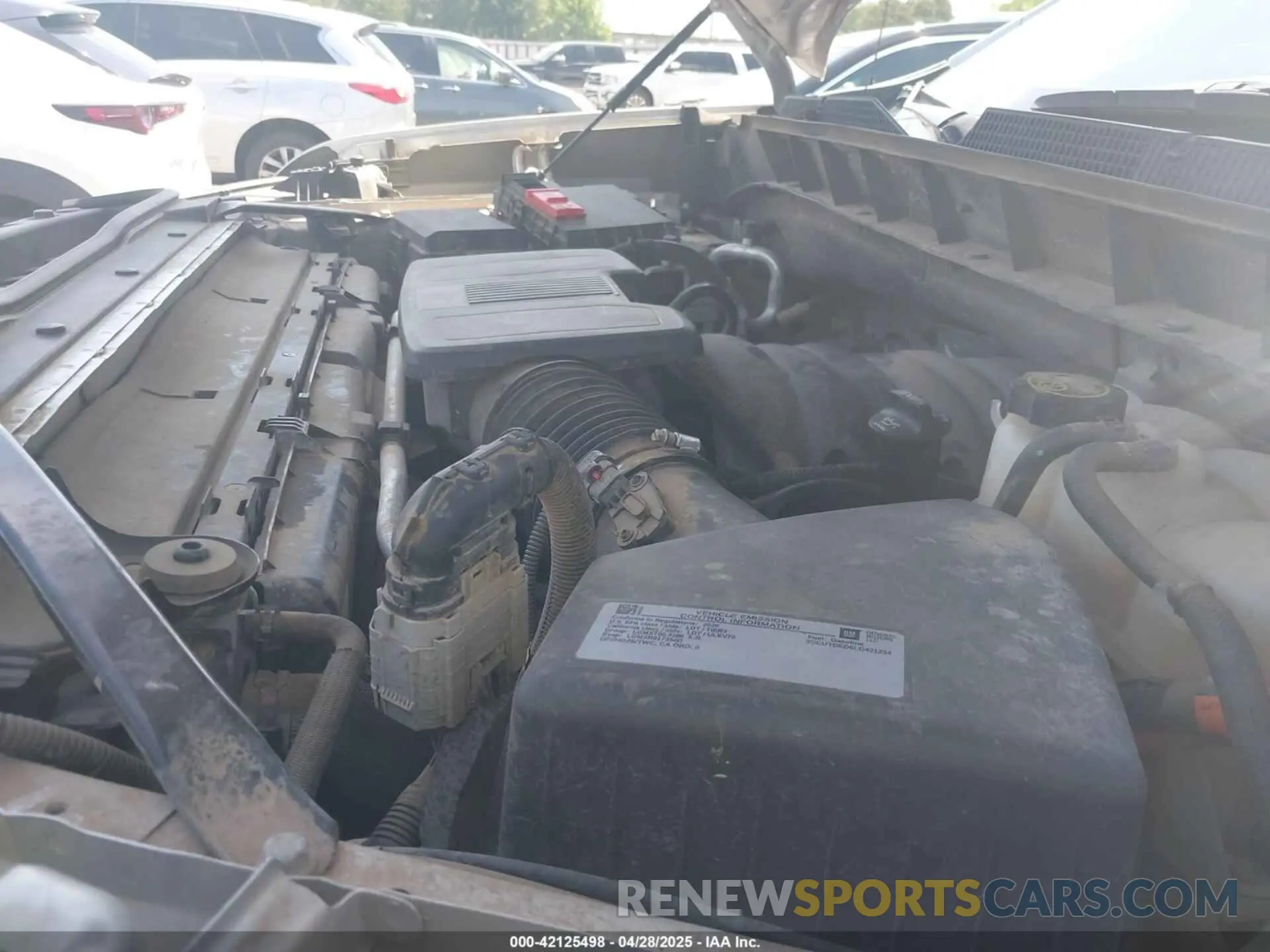 6 Photograph of a damaged car 3GCUYDED6LG421234 CHEVROLET SILVERADO 1500 2020