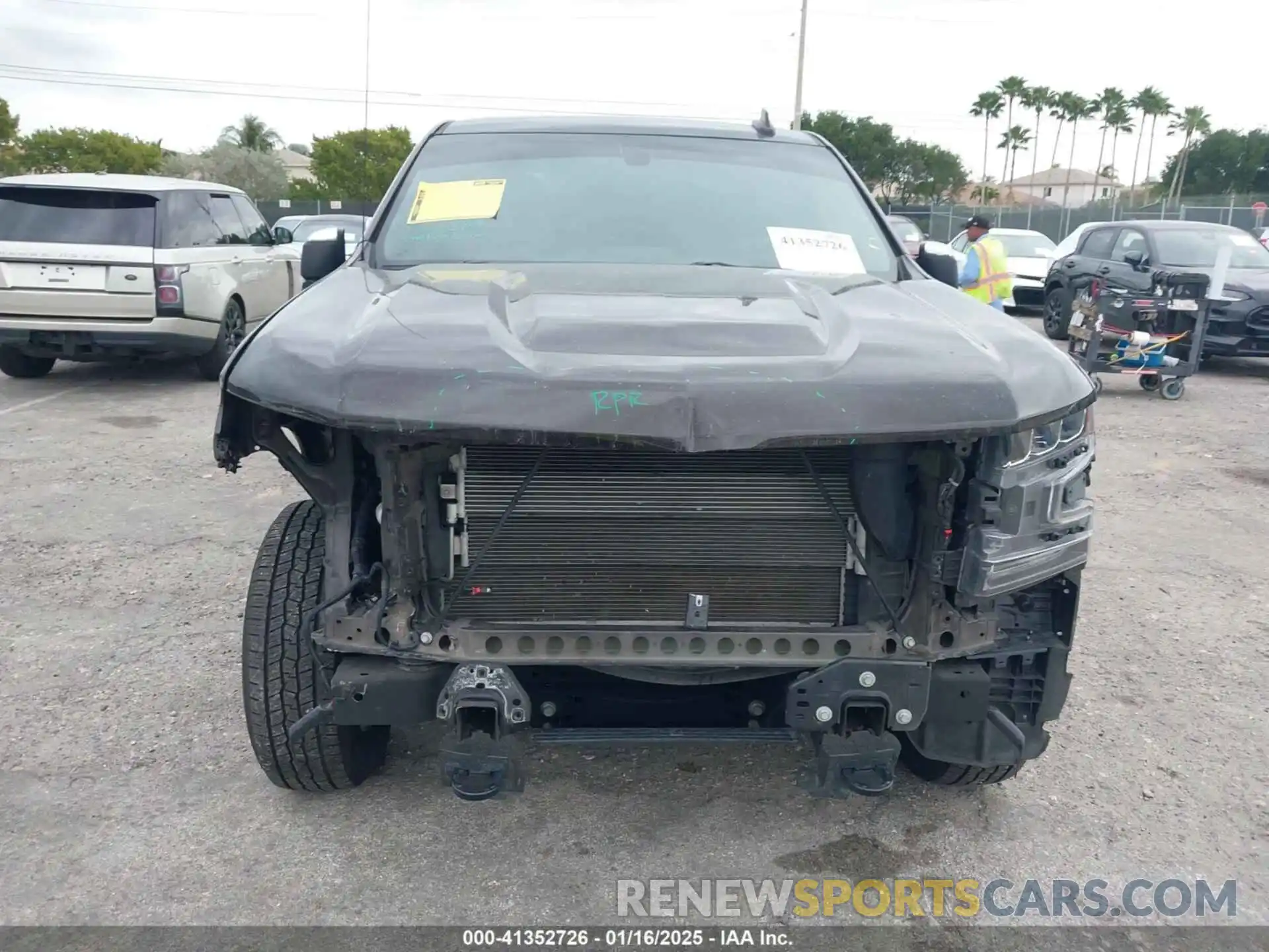 6 Photograph of a damaged car 3GCUYDED7LG296485 CHEVROLET SILVERADO 1500 2020