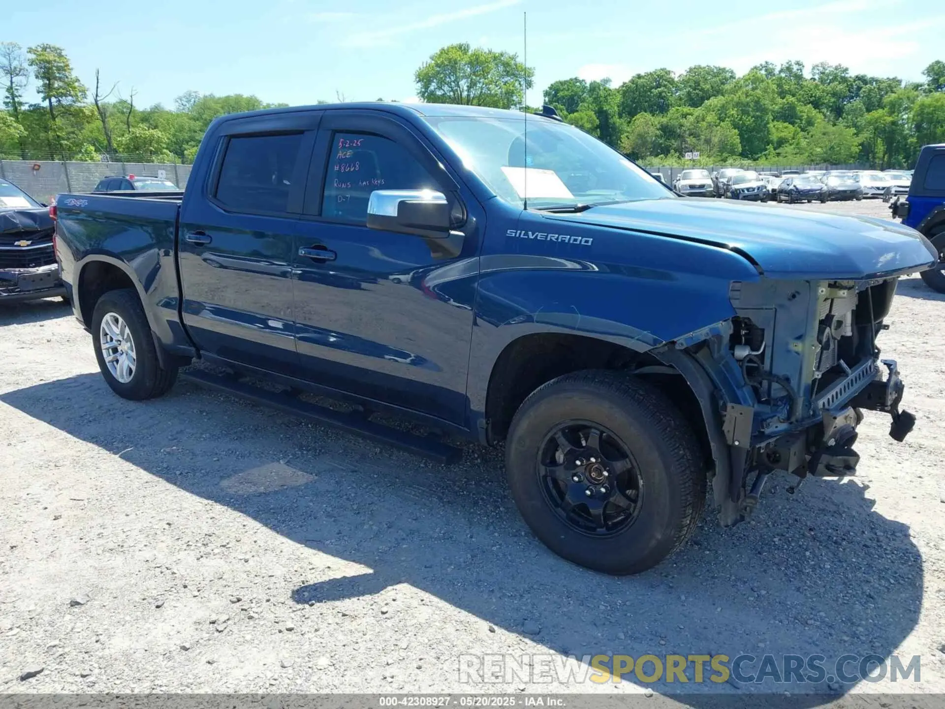 1 Photograph of a damaged car 3GCUYDED7LG406452 CHEVROLET SILVERADO 1500 2020