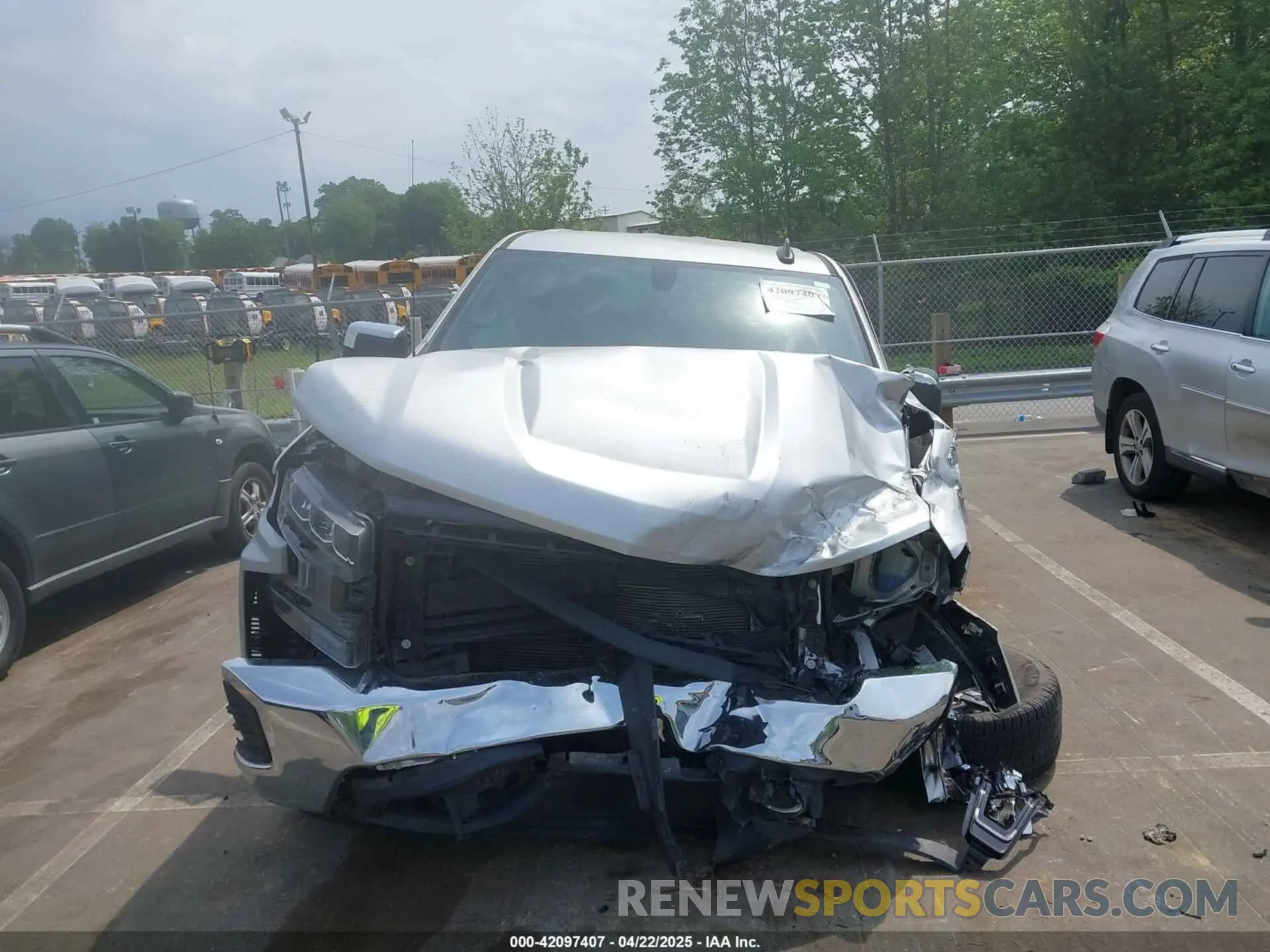 12 Photograph of a damaged car 3GCUYDED9LG427576 CHEVROLET SILVERADO 1500 2020