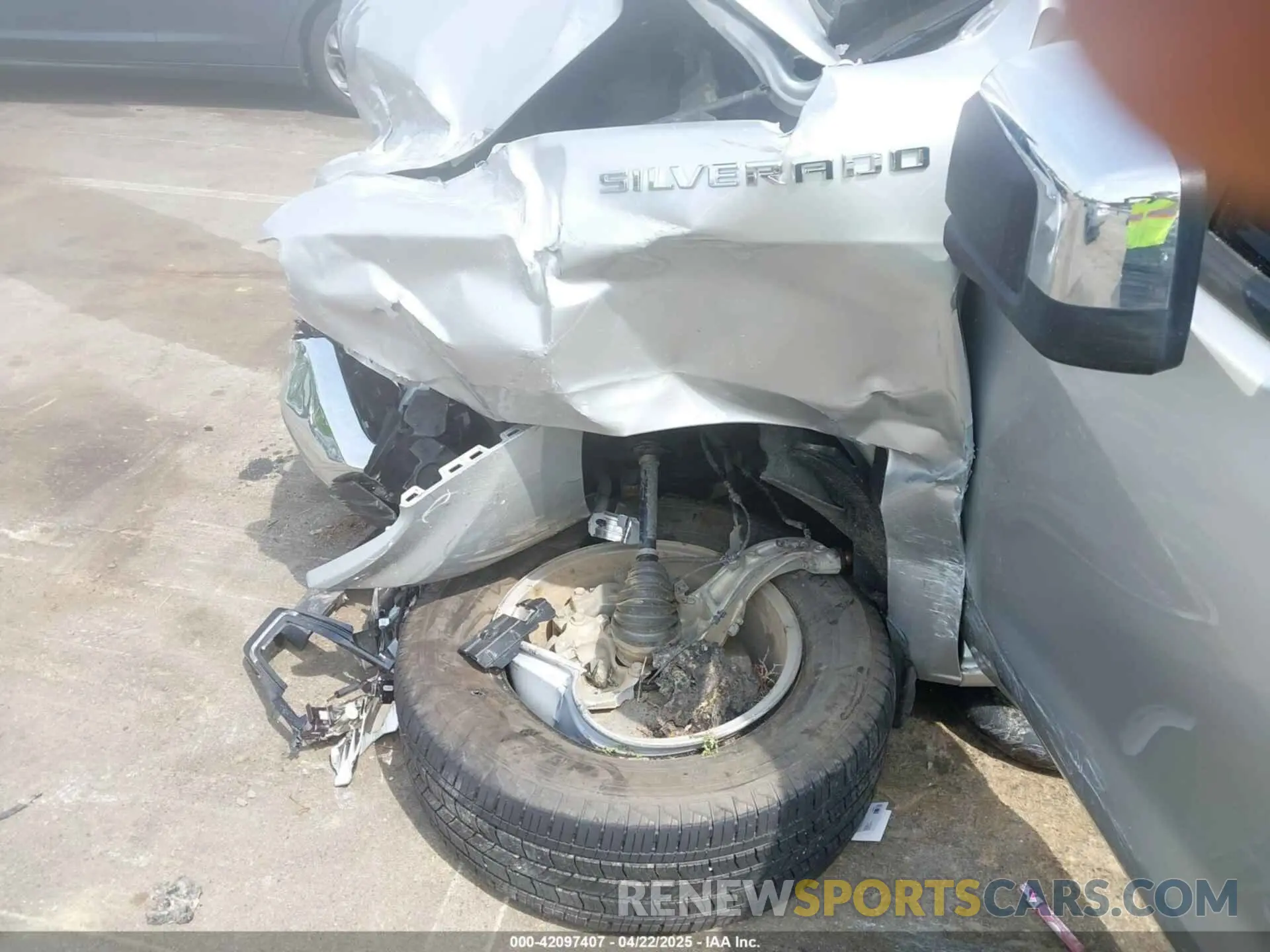 6 Photograph of a damaged car 3GCUYDED9LG427576 CHEVROLET SILVERADO 1500 2020