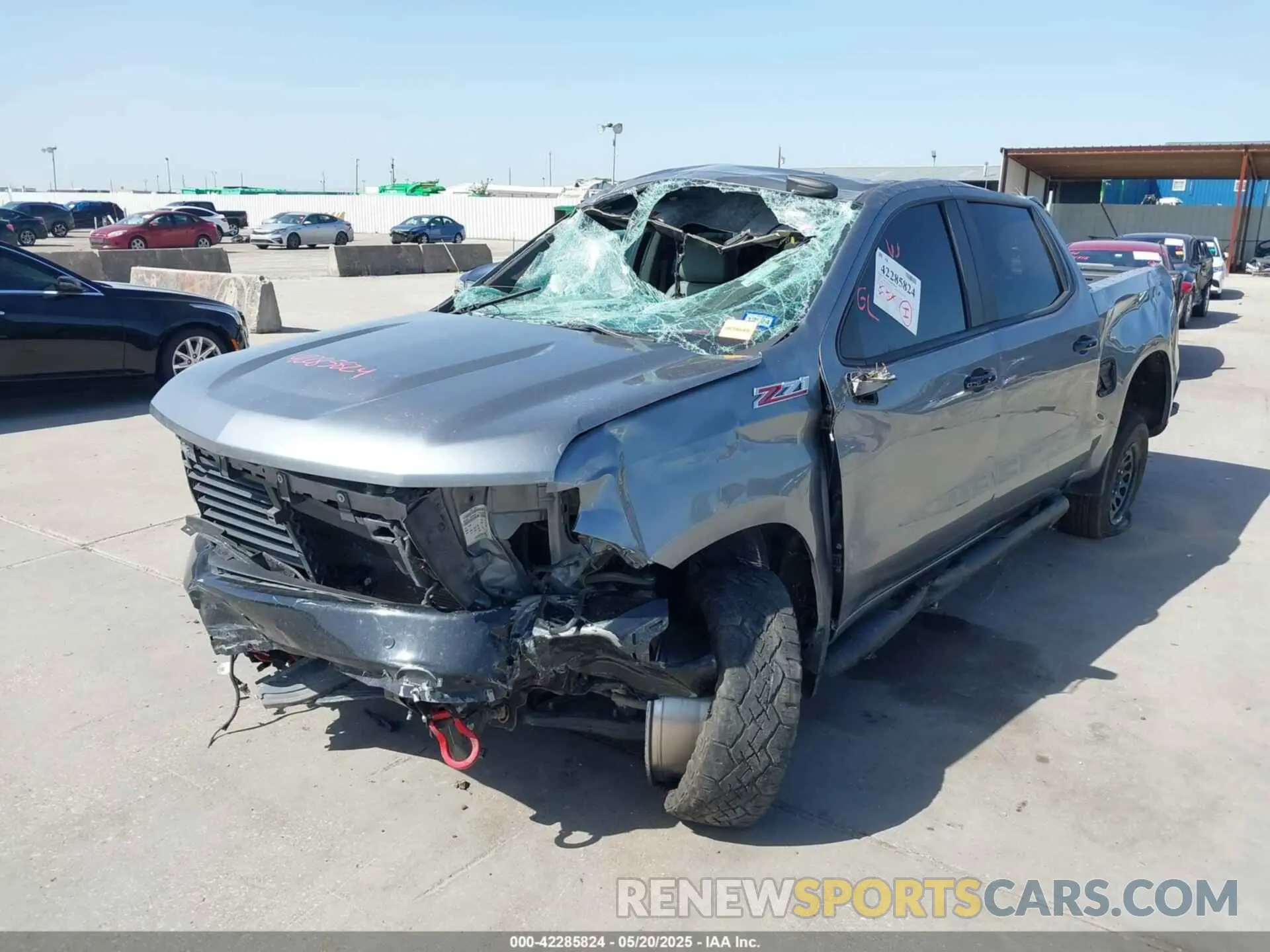 6 Photograph of a damaged car 3GCUYDEDXLG270432 CHEVROLET SILVERADO 1500 2020
