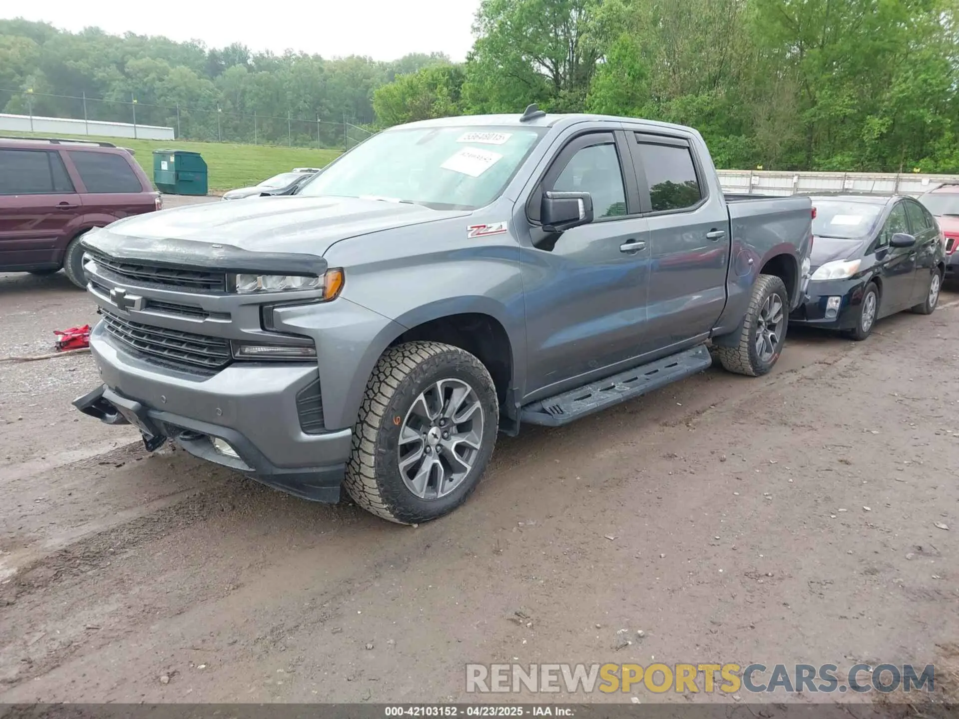 2 Photograph of a damaged car 3GCUYEED0LG416746 CHEVROLET SILVERADO 1500 2020