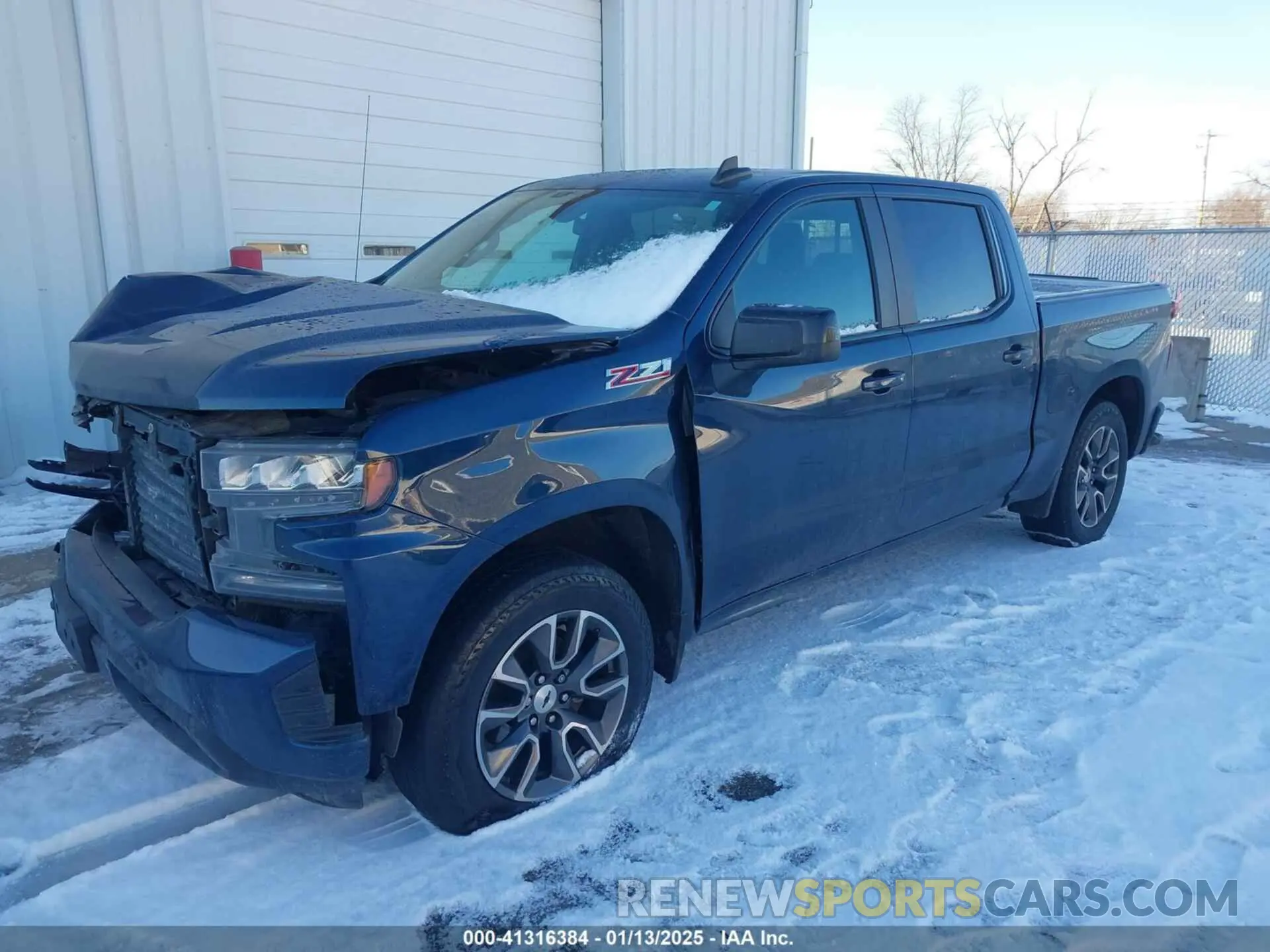 2 Photograph of a damaged car 3GCUYEED5LG444428 CHEVROLET SILVERADO 1500 2020