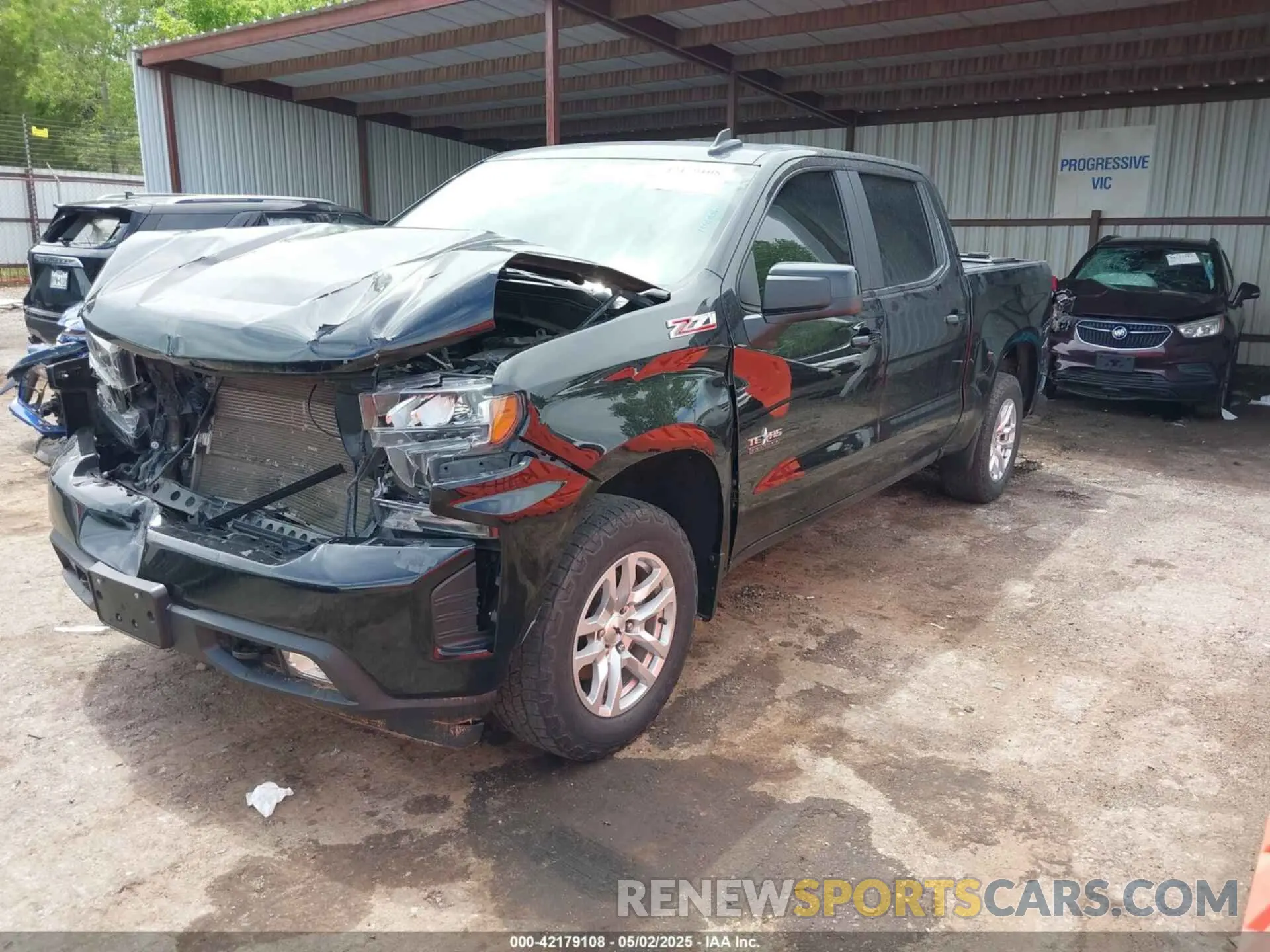 2 Photograph of a damaged car 3GCUYEED6LG231293 CHEVROLET SILVERADO 1500 2020