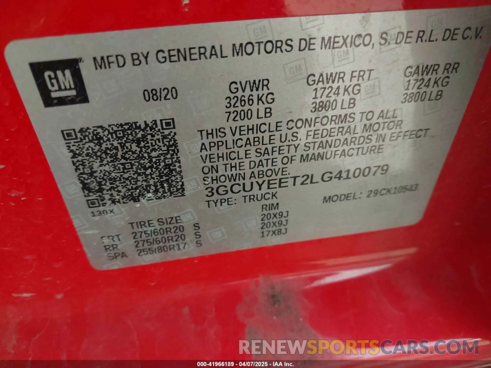 9 Photograph of a damaged car 3GCUYEET2LG410079 CHEVROLET SILVERADO 1500 2020