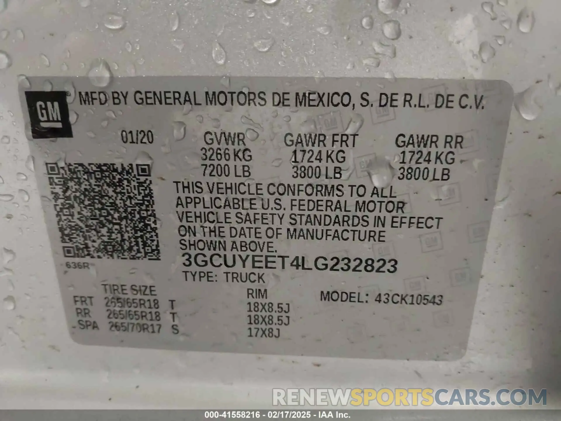 9 Photograph of a damaged car 3GCUYEET4LG232823 CHEVROLET SILVERADO 1500 2020