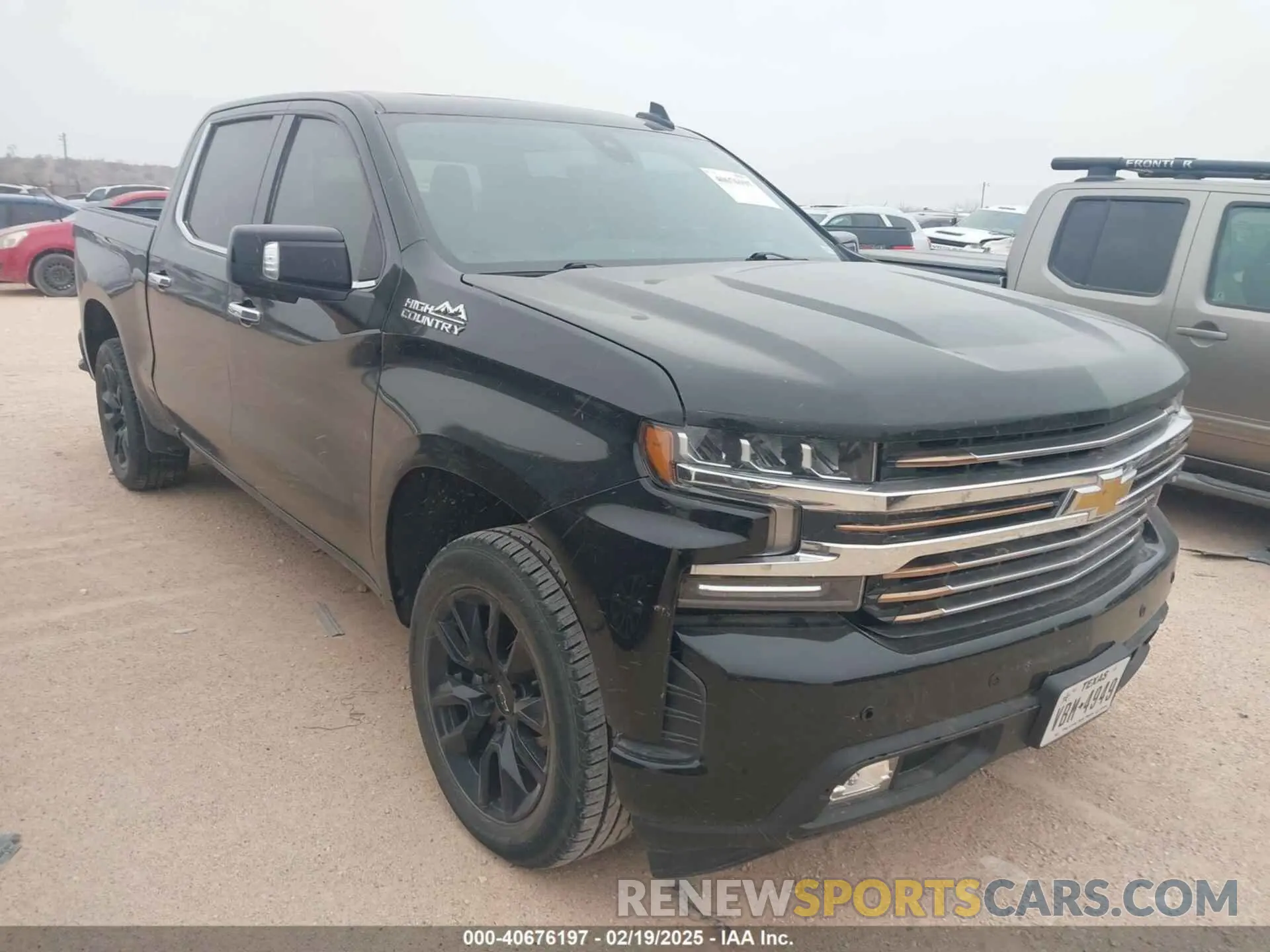 1 Photograph of a damaged car 3GCUYHEL2LG432410 CHEVROLET SILVERADO 1500 2020