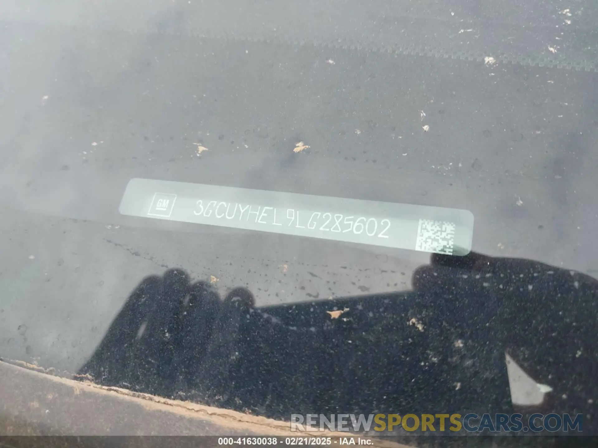 9 Photograph of a damaged car 3GCUYHEL9LG285602 CHEVROLET SILVERADO 1500 2020