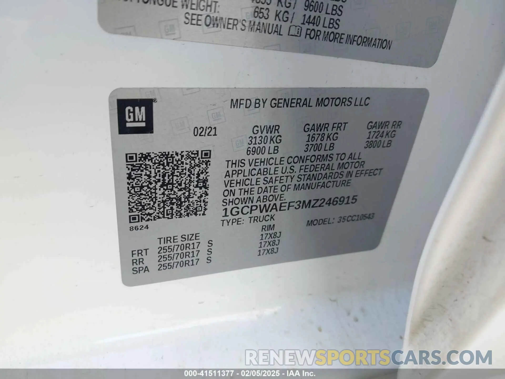 9 Photograph of a damaged car 1GCPWAEF3MZ246915 CHEVROLET SILVERADO 1500 2021