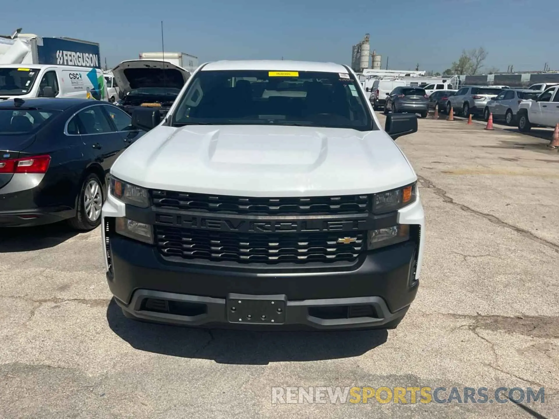19 Photograph of a damaged car 1GCPWAEF7MZ247078 CHEVROLET SILVERADO 1500 2021