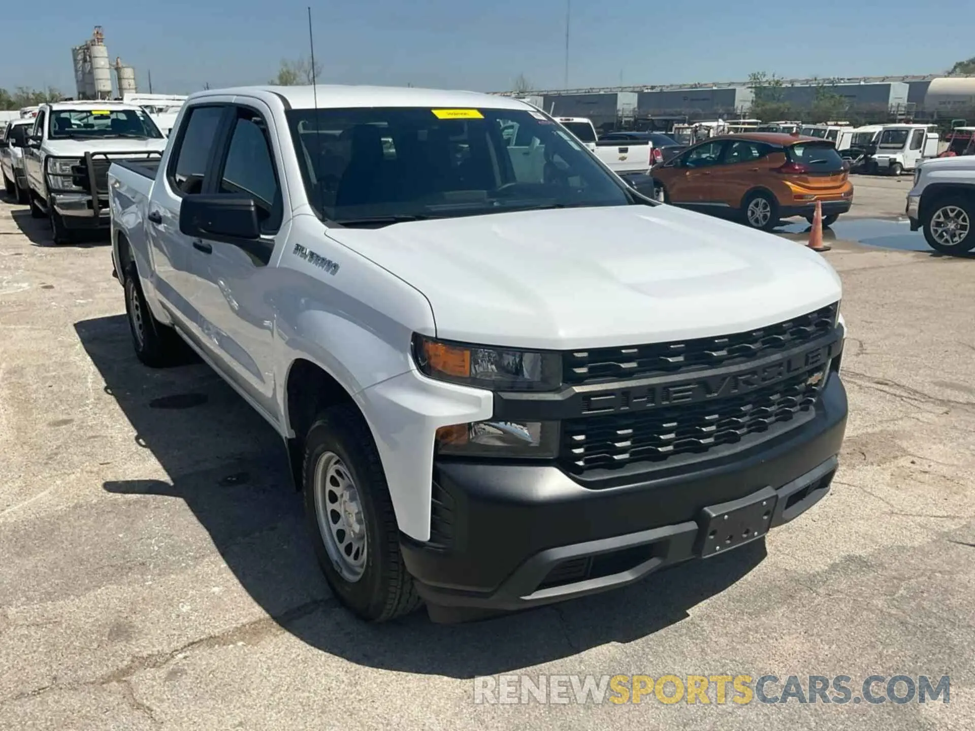 24 Photograph of a damaged car 1GCPWAEF7MZ247078 CHEVROLET SILVERADO 1500 2021