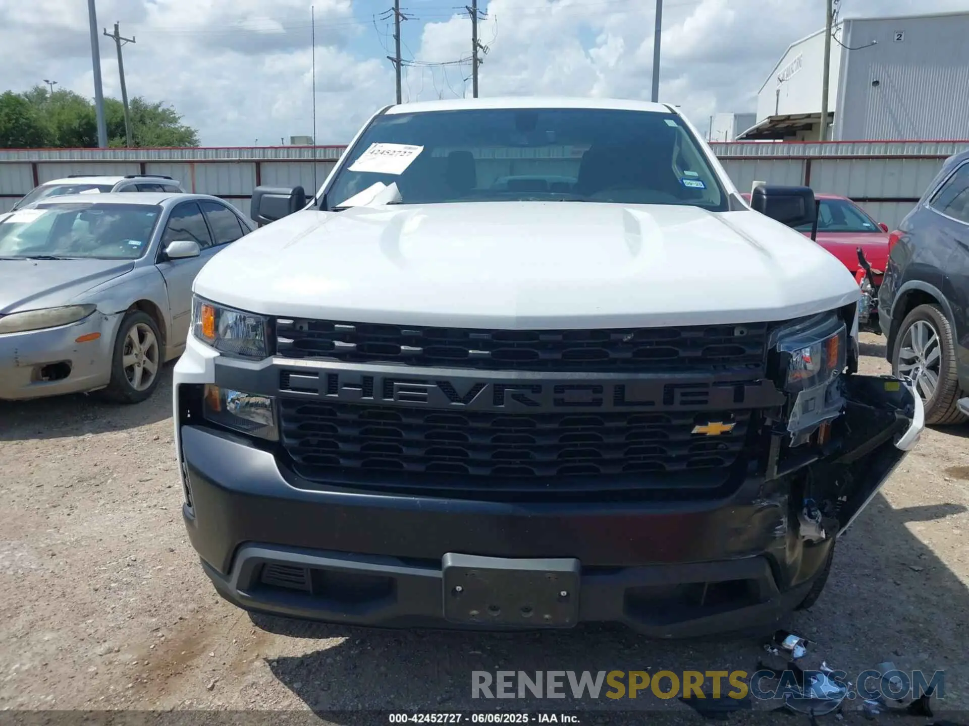 13 Photograph of a damaged car 1GCPWAEH4MZ240526 CHEVROLET SILVERADO 1500 2021