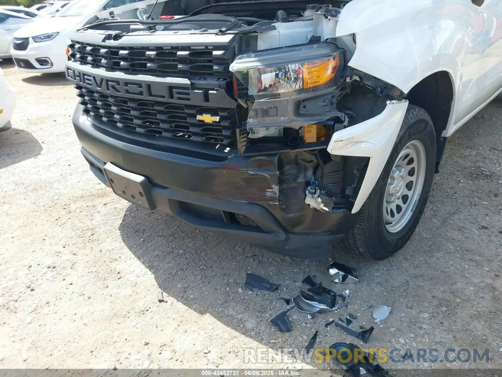 6 Photograph of a damaged car 1GCPWAEH4MZ240526 CHEVROLET SILVERADO 1500 2021