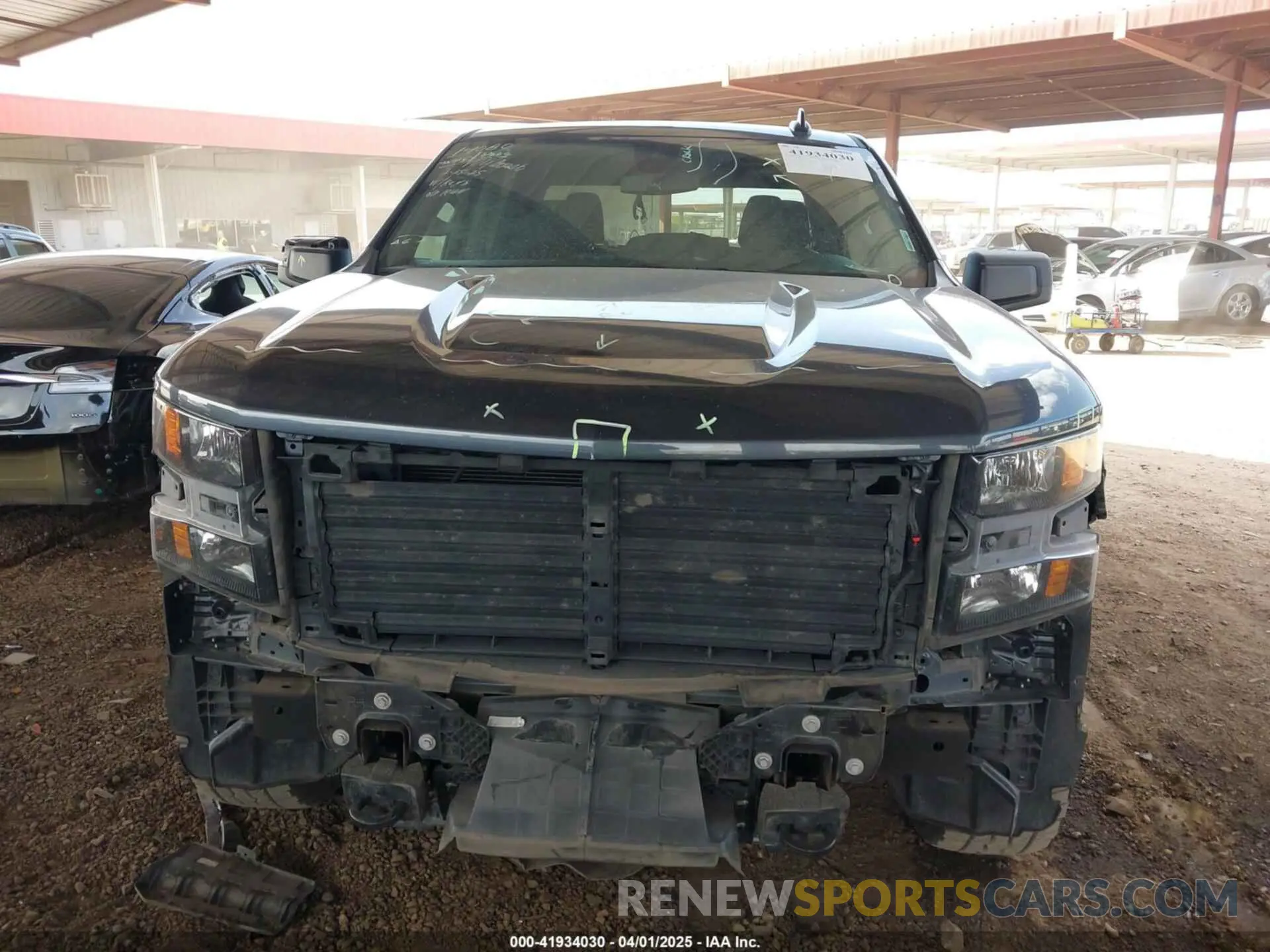 11 Photograph of a damaged car 1GCPWBEK4MZ240950 CHEVROLET SILVERADO 1500 2021