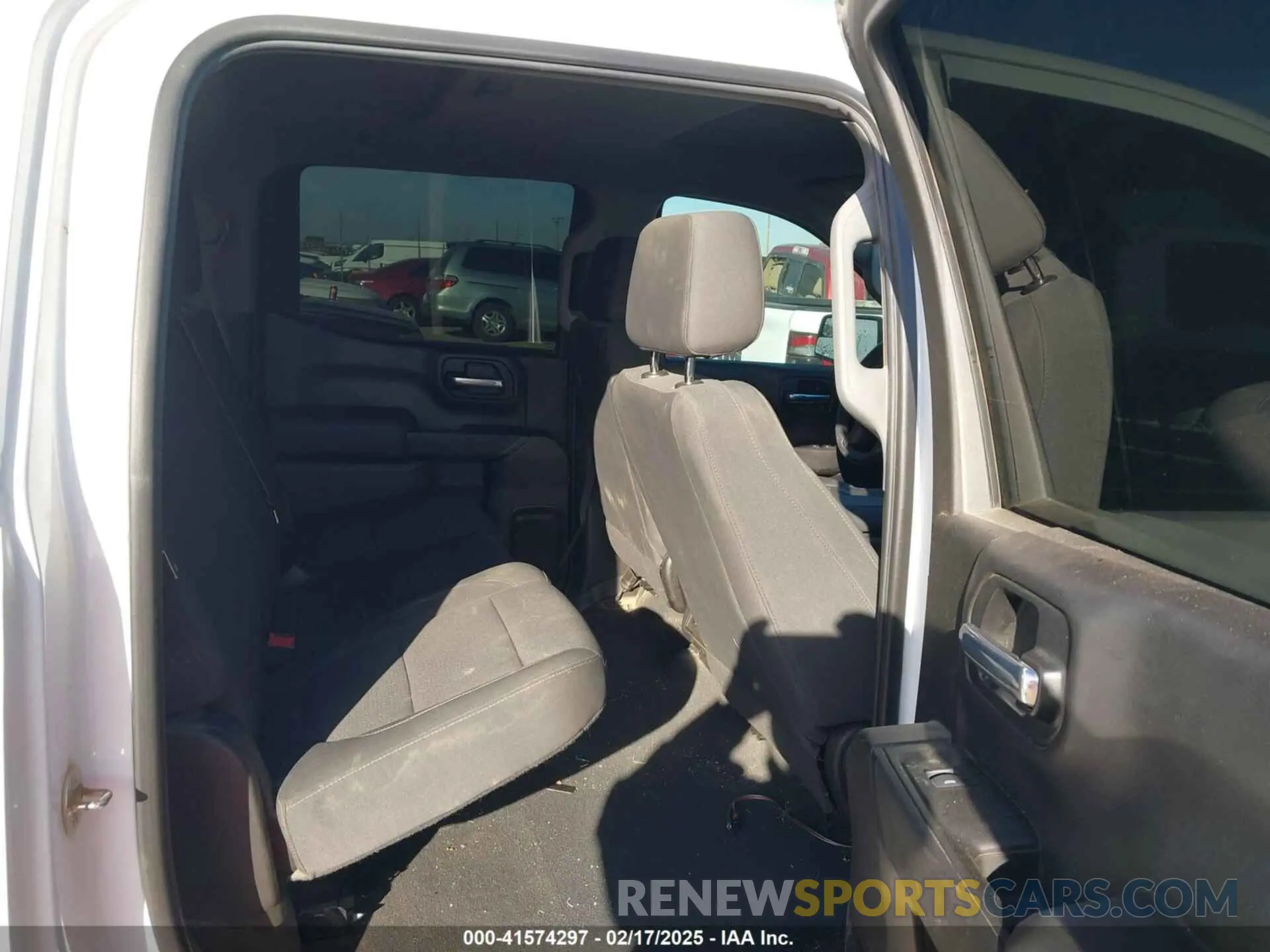 8 Photograph of a damaged car 1GCPWBEK5MZ217810 CHEVROLET SILVERADO 1500 2021
