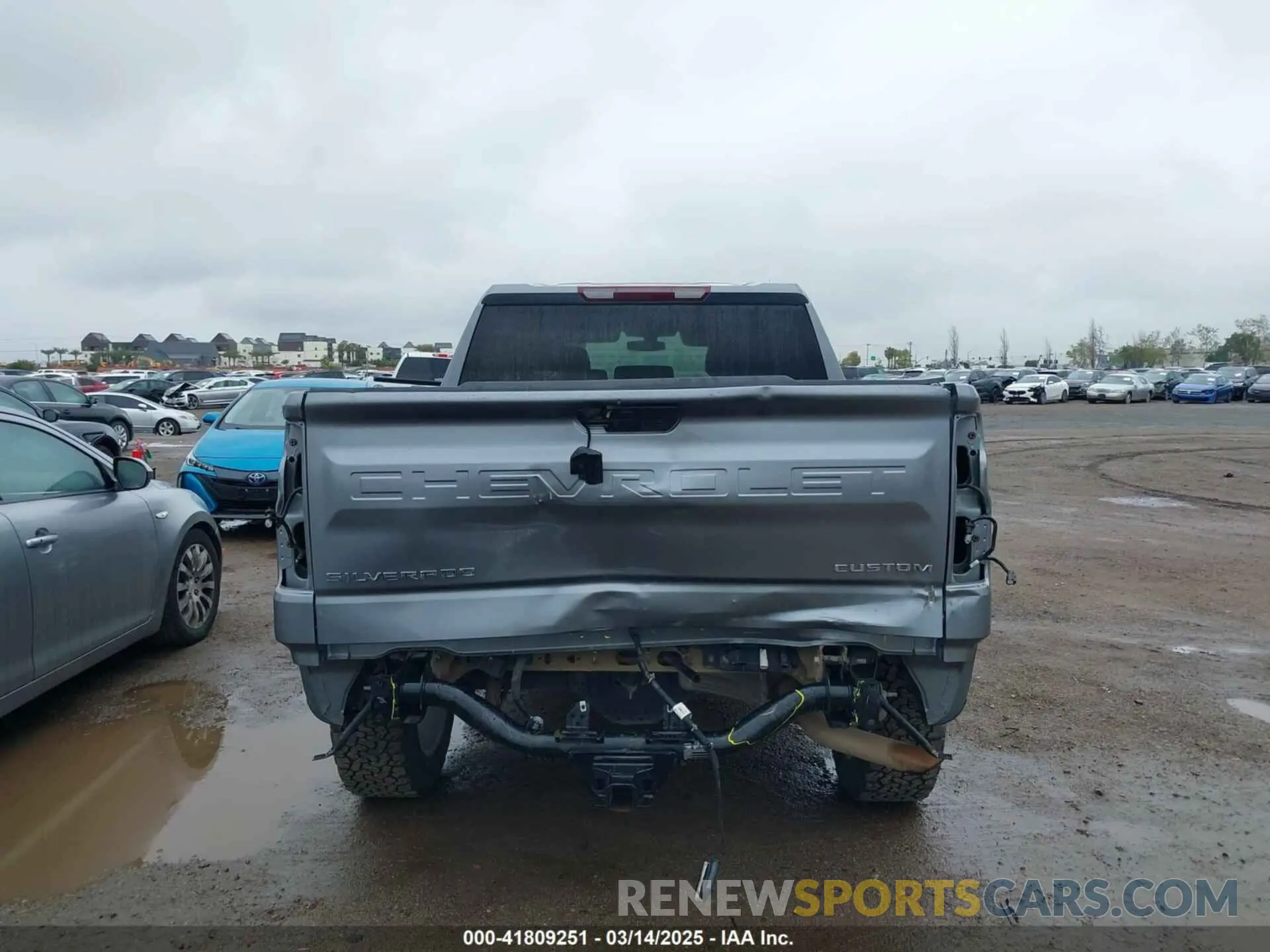 17 Photograph of a damaged car 1GCPWBEK7MZ169825 CHEVROLET SILVERADO 1500 2021