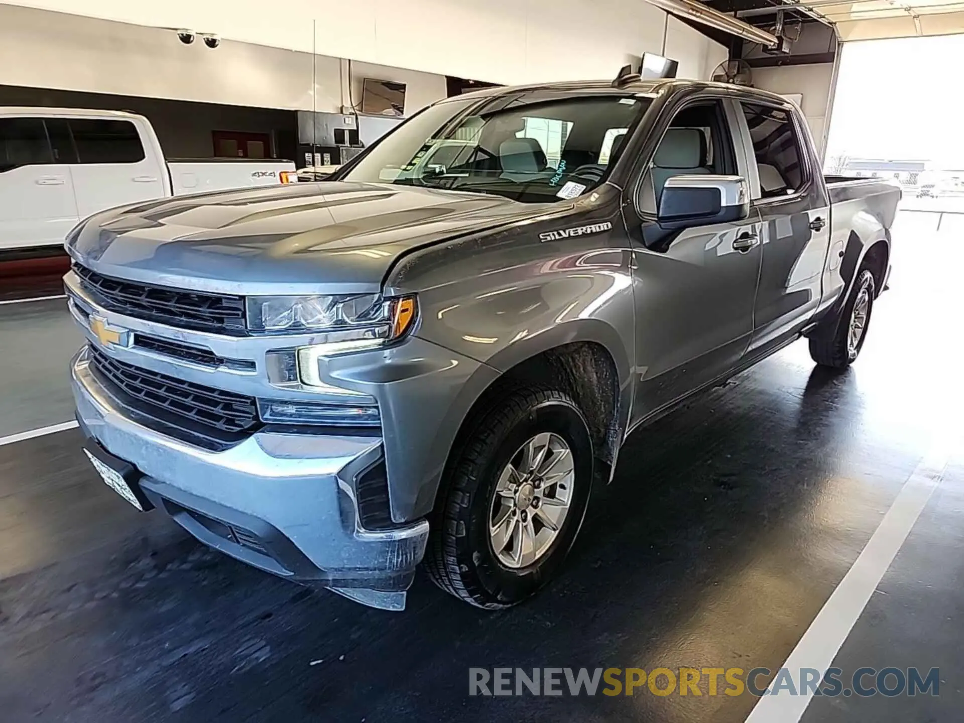 4 Photograph of a damaged car 1GCPWCED6MZ230721 CHEVROLET SILVERADO 1500 2021