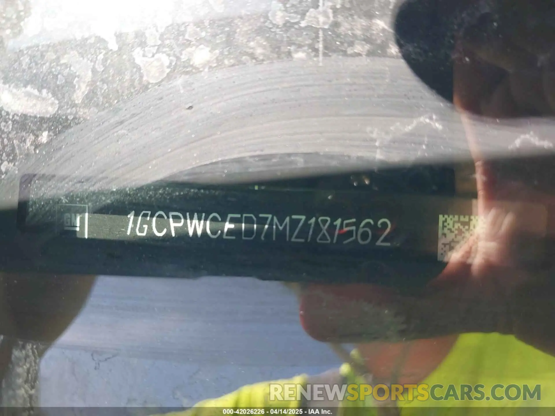 9 Photograph of a damaged car 1GCPWCED7MC181562 CHEVROLET SILVERADO 1500 2021