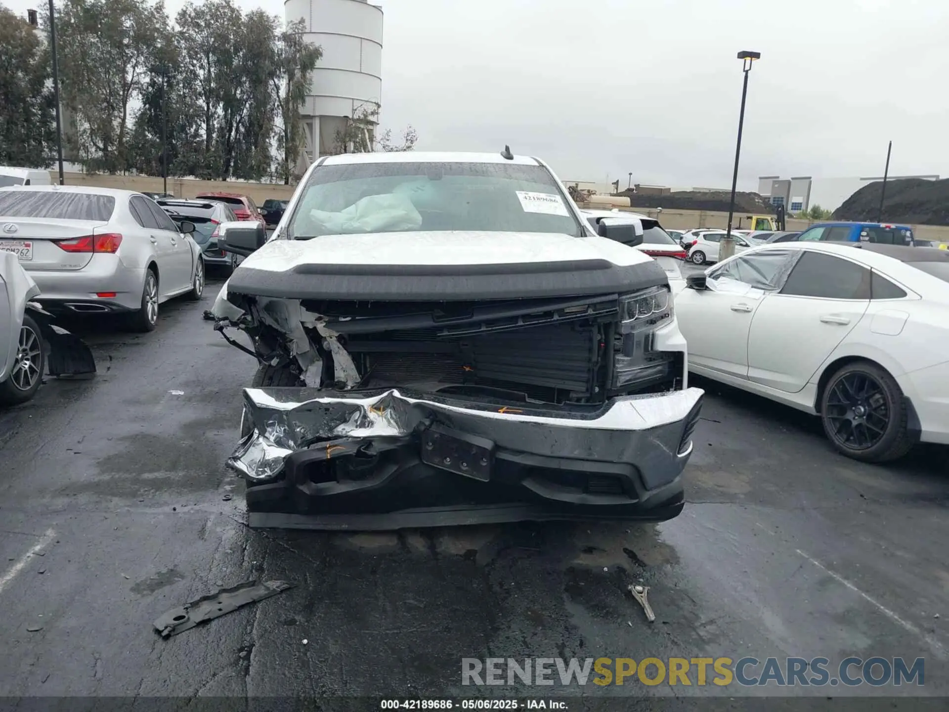 13 Photograph of a damaged car 1GCPWCED8MZ165256 CHEVROLET SILVERADO 1500 2021