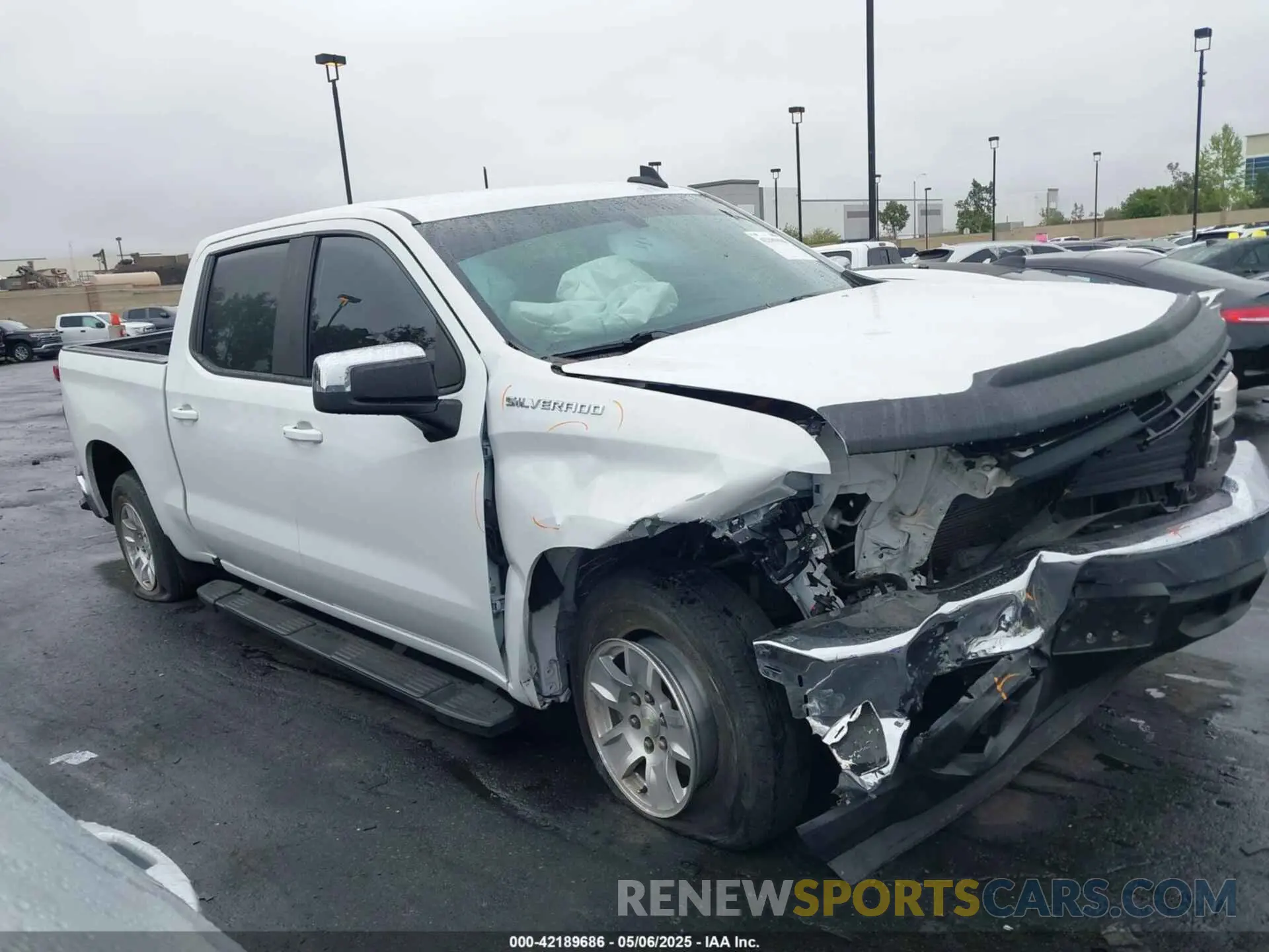 14 Photograph of a damaged car 1GCPWCED8MZ165256 CHEVROLET SILVERADO 1500 2021