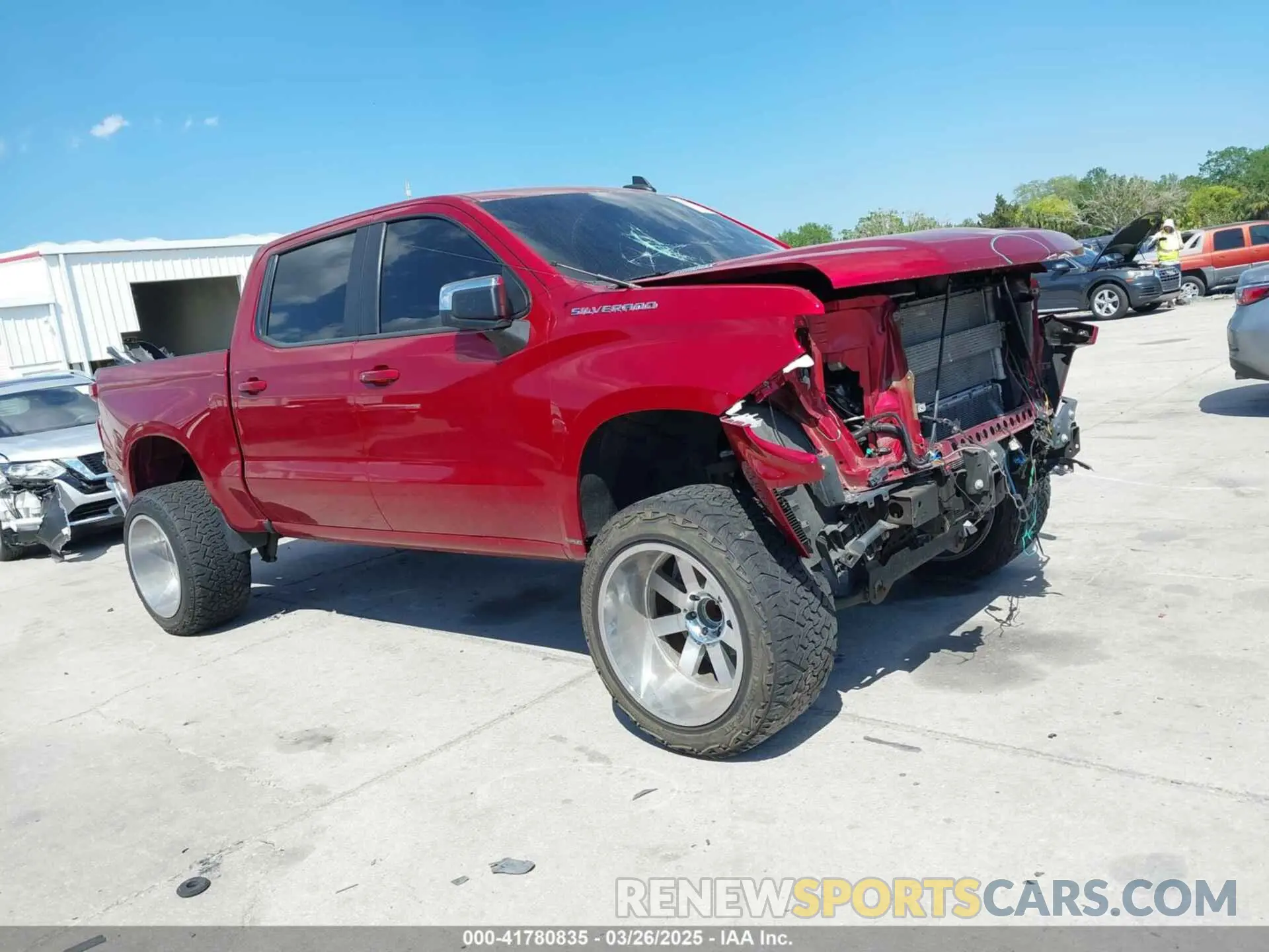 13 Photograph of a damaged car 1GCPWCET7MZ350373 CHEVROLET SILVERADO 1500 2021