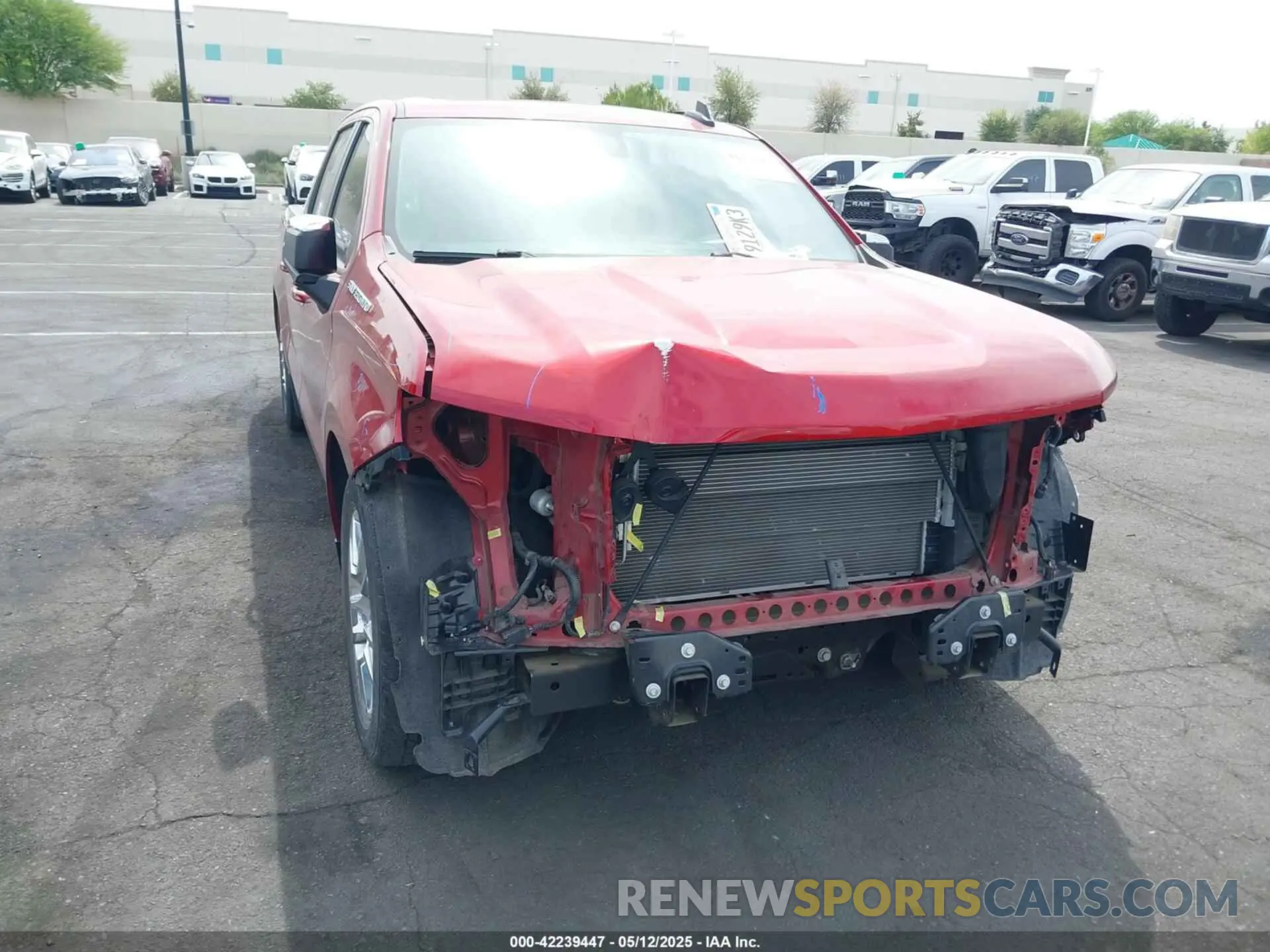 6 Photograph of a damaged car 1GCPWDED9MZ258471 CHEVROLET SILVERADO 1500 2021