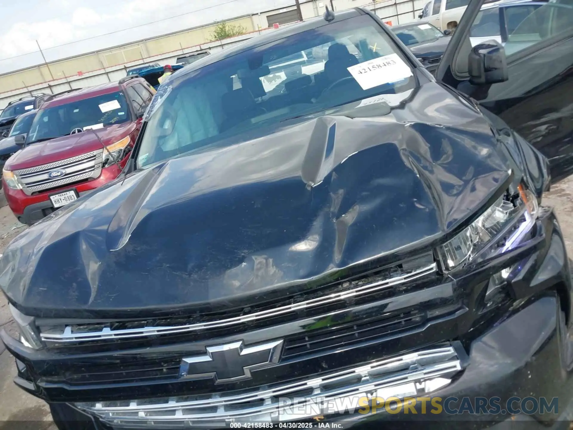 10 Photograph of a damaged car 1GCPWDEDXMZ392292 CHEVROLET SILVERADO 1500 2021