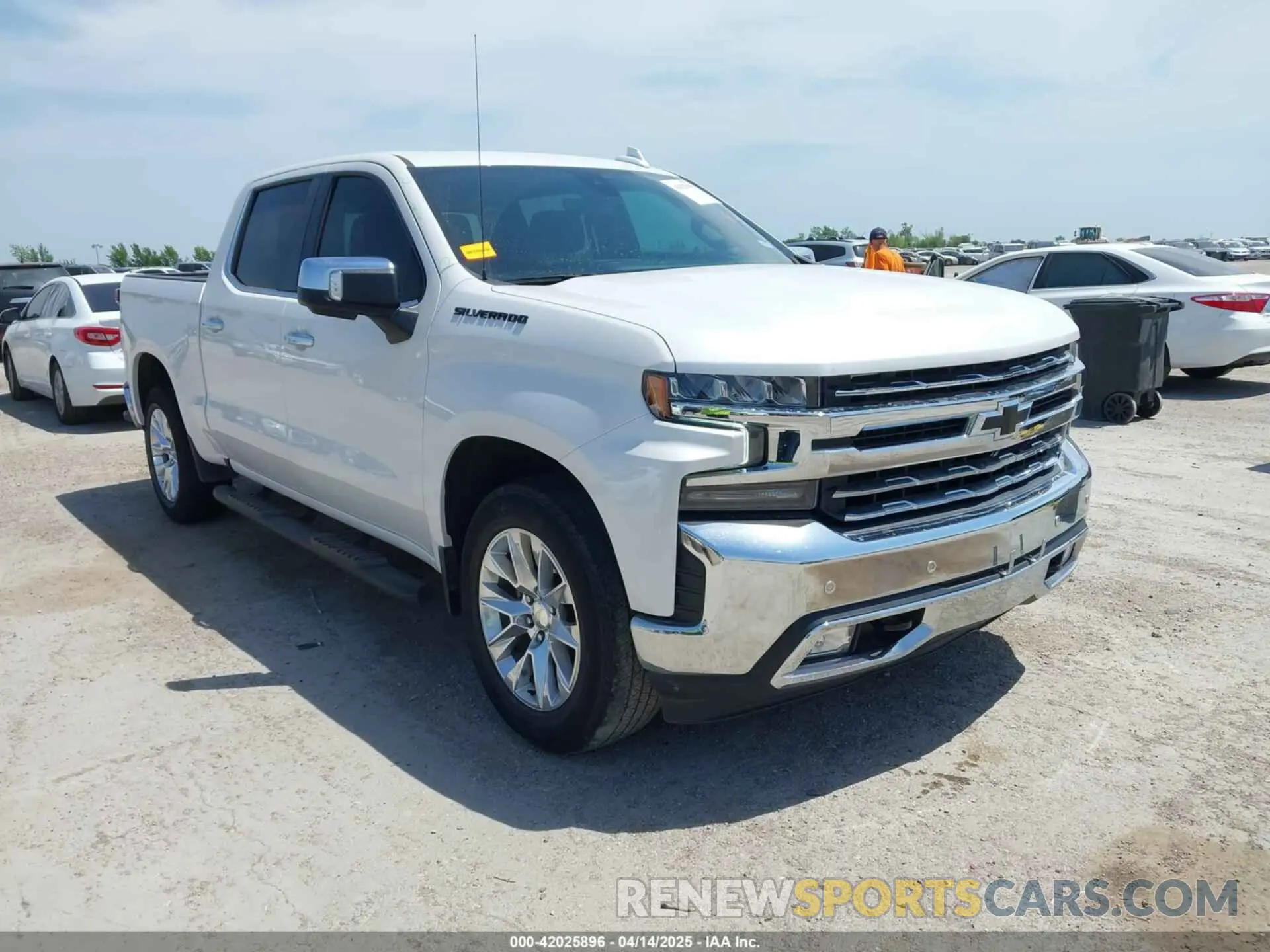 1 Photograph of a damaged car 1GCPWEED4MZ123226 CHEVROLET SILVERADO 1500 2021