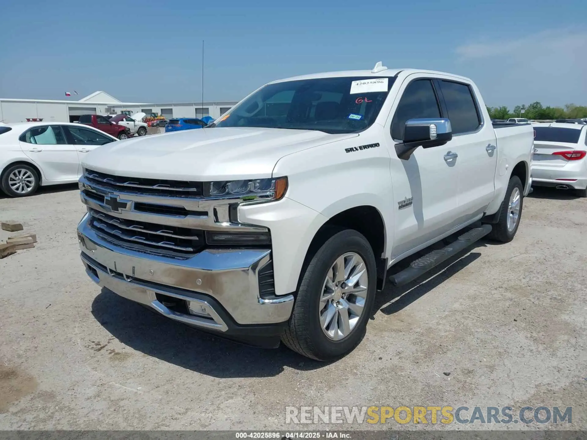 2 Photograph of a damaged car 1GCPWEED4MZ123226 CHEVROLET SILVERADO 1500 2021
