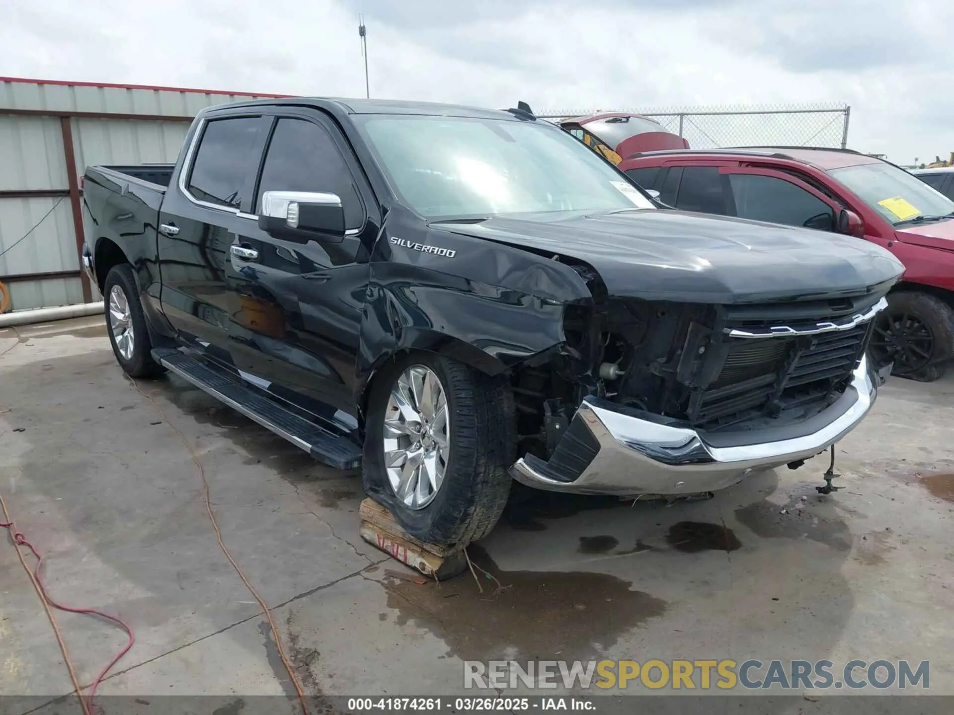 1 Photograph of a damaged car 1GCPWEED5MZ182155 CHEVROLET SILVERADO 1500 2021