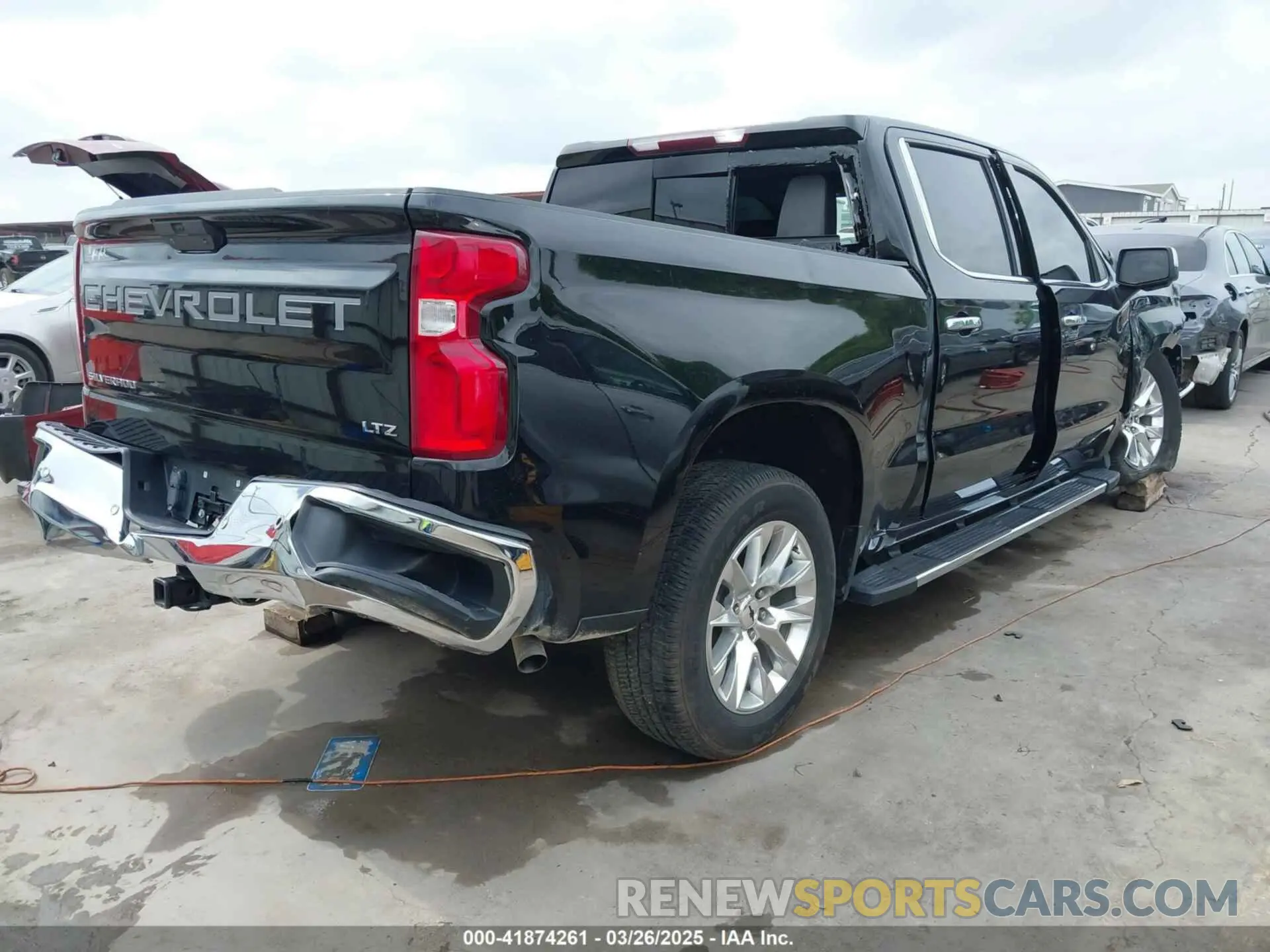 4 Photograph of a damaged car 1GCPWEED5MZ182155 CHEVROLET SILVERADO 1500 2021