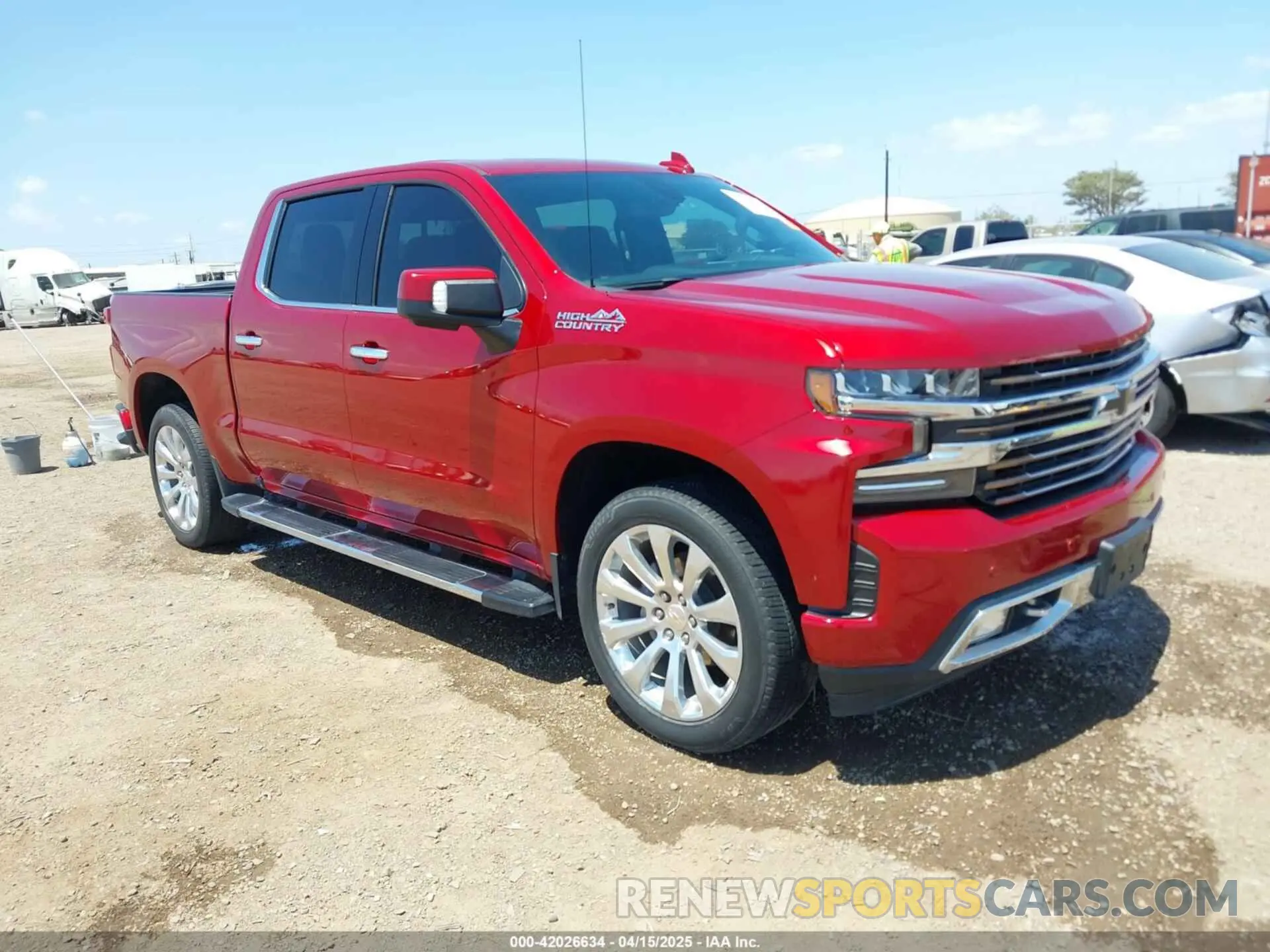 1 Photograph of a damaged car 1GCPWFED8MZ304111 CHEVROLET SILVERADO 1500 2021