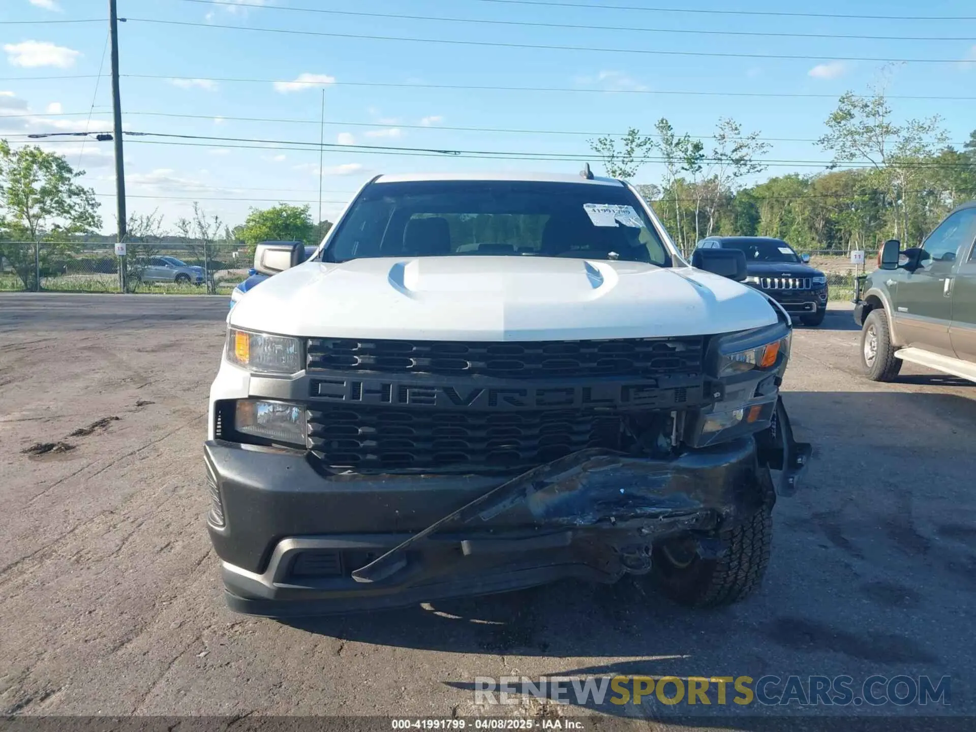 12 Photograph of a damaged car 1GCPYAEH5MZ142793 CHEVROLET SILVERADO 1500 2021