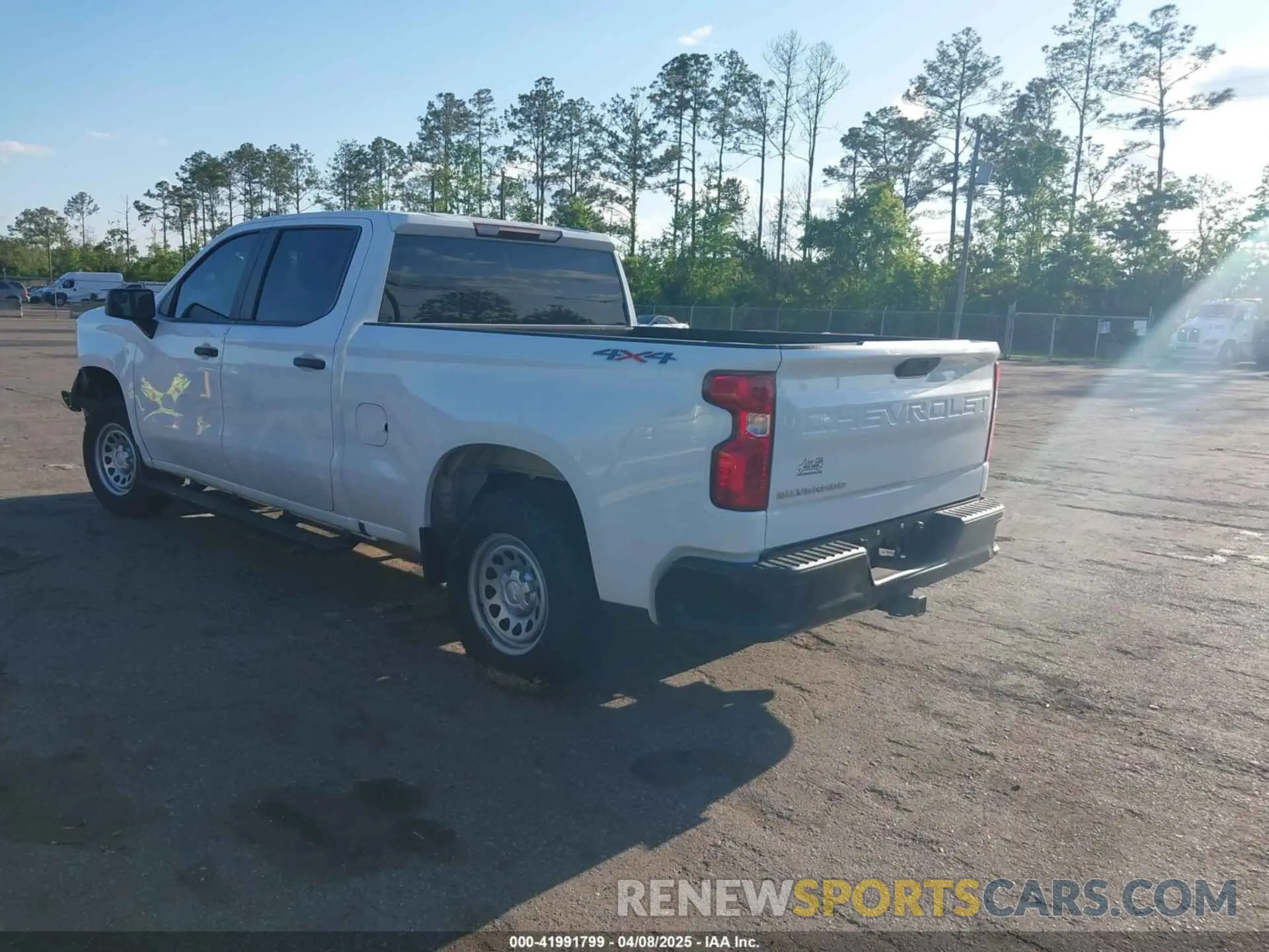 3 Photograph of a damaged car 1GCPYAEH5MZ142793 CHEVROLET SILVERADO 1500 2021