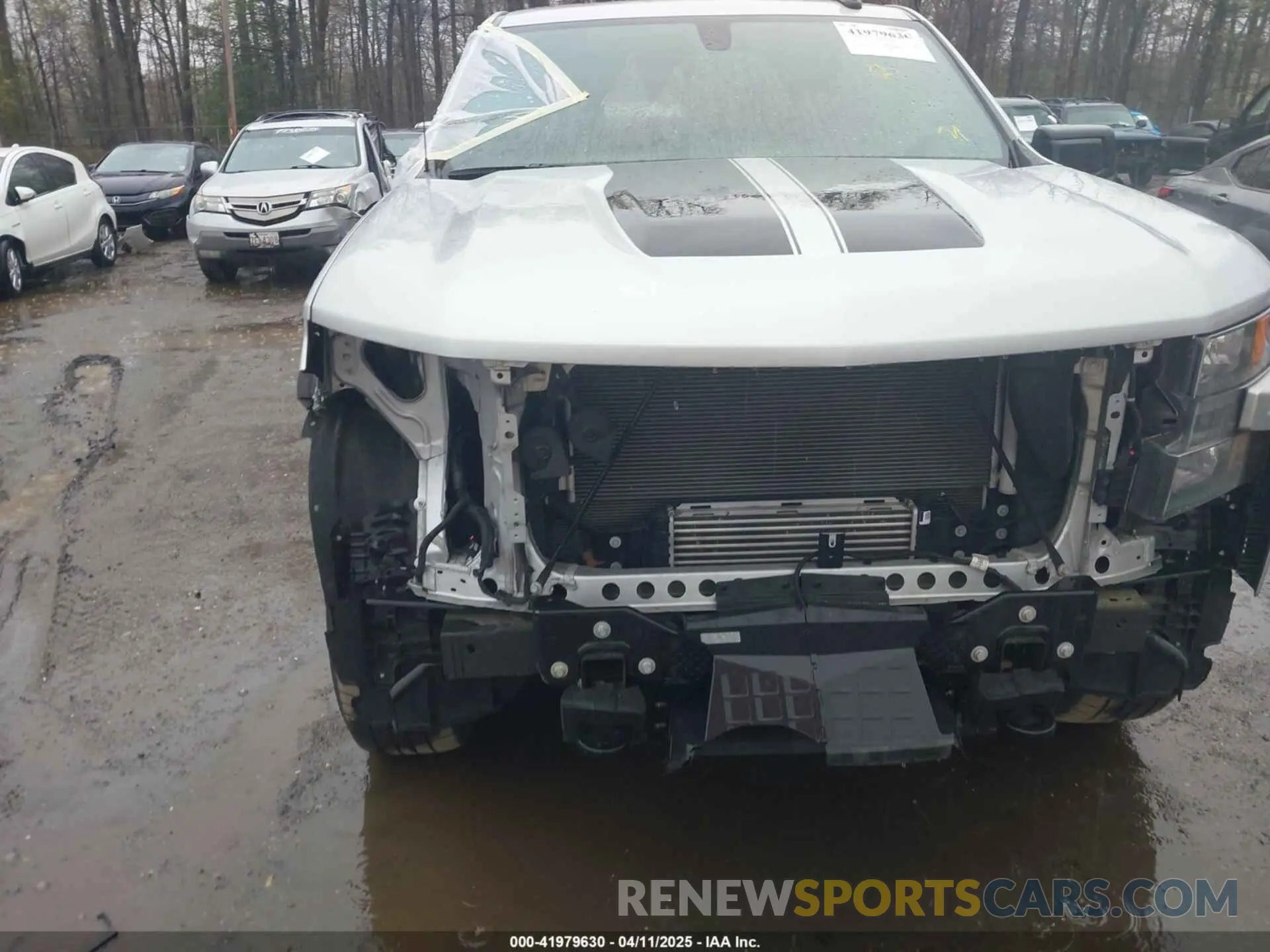 6 Photograph of a damaged car 1GCPYBEK0MZ291209 CHEVROLET SILVERADO 1500 2021