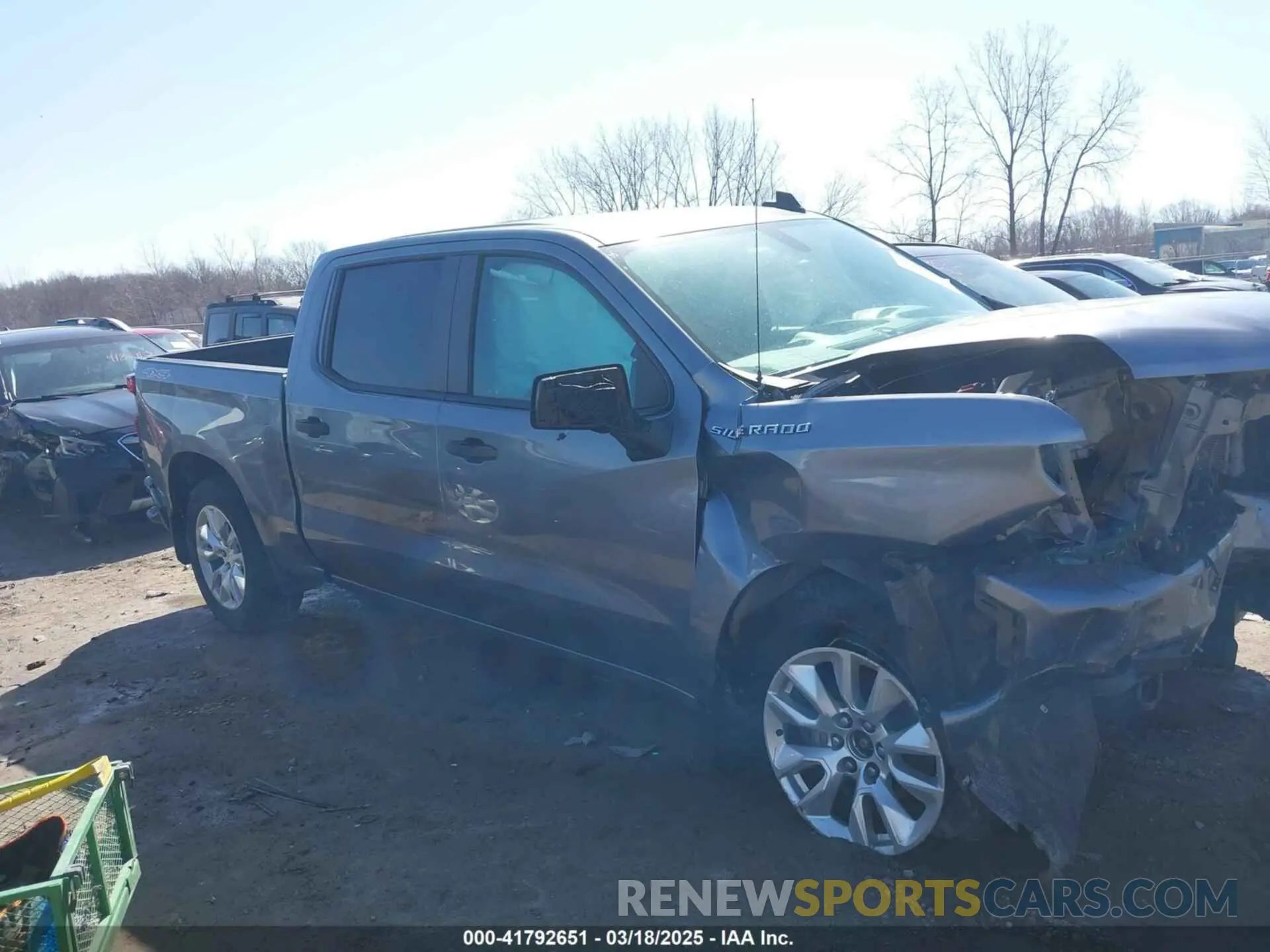 14 Photograph of a damaged car 1GCPYBEK8MZ200350 CHEVROLET SILVERADO 1500 2021